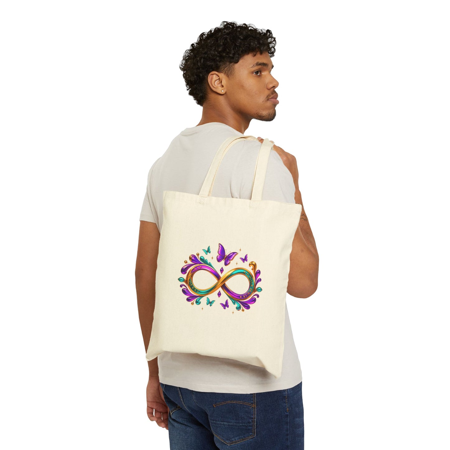 Infinite fortune Cotton Canvas Tote Bag
