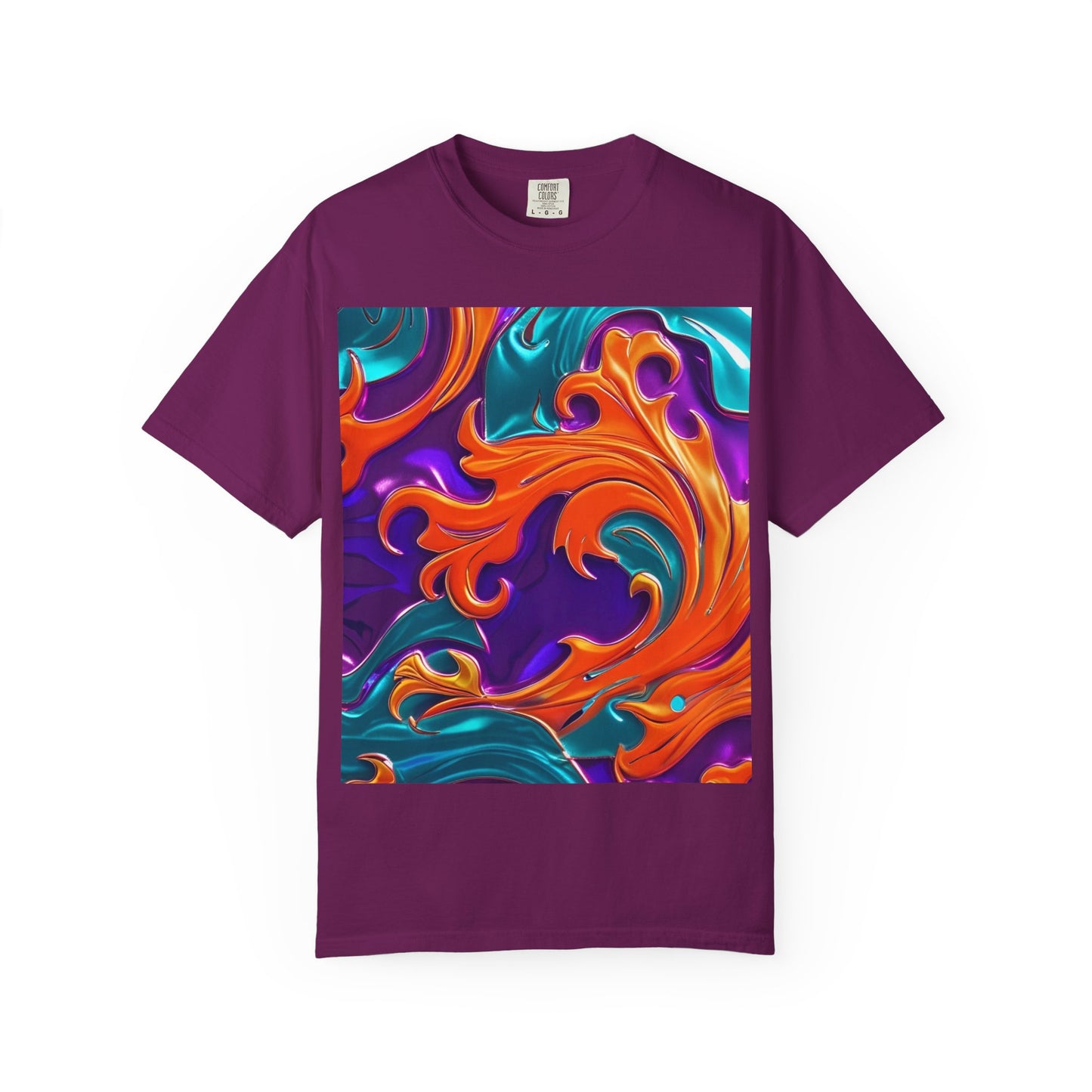 Orange Royal™ Swirl Tee | Bold Luxury