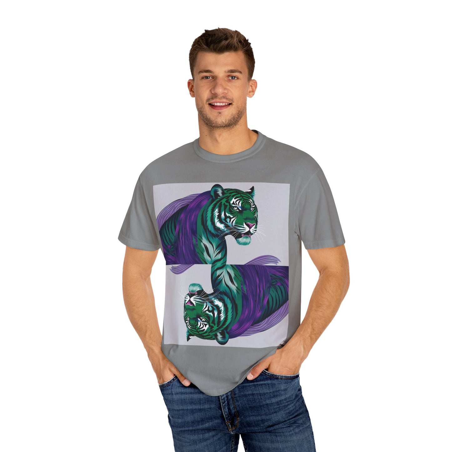 Royal Totems™ Twin Tiger Graphic Tee | Unique Creativity LLC