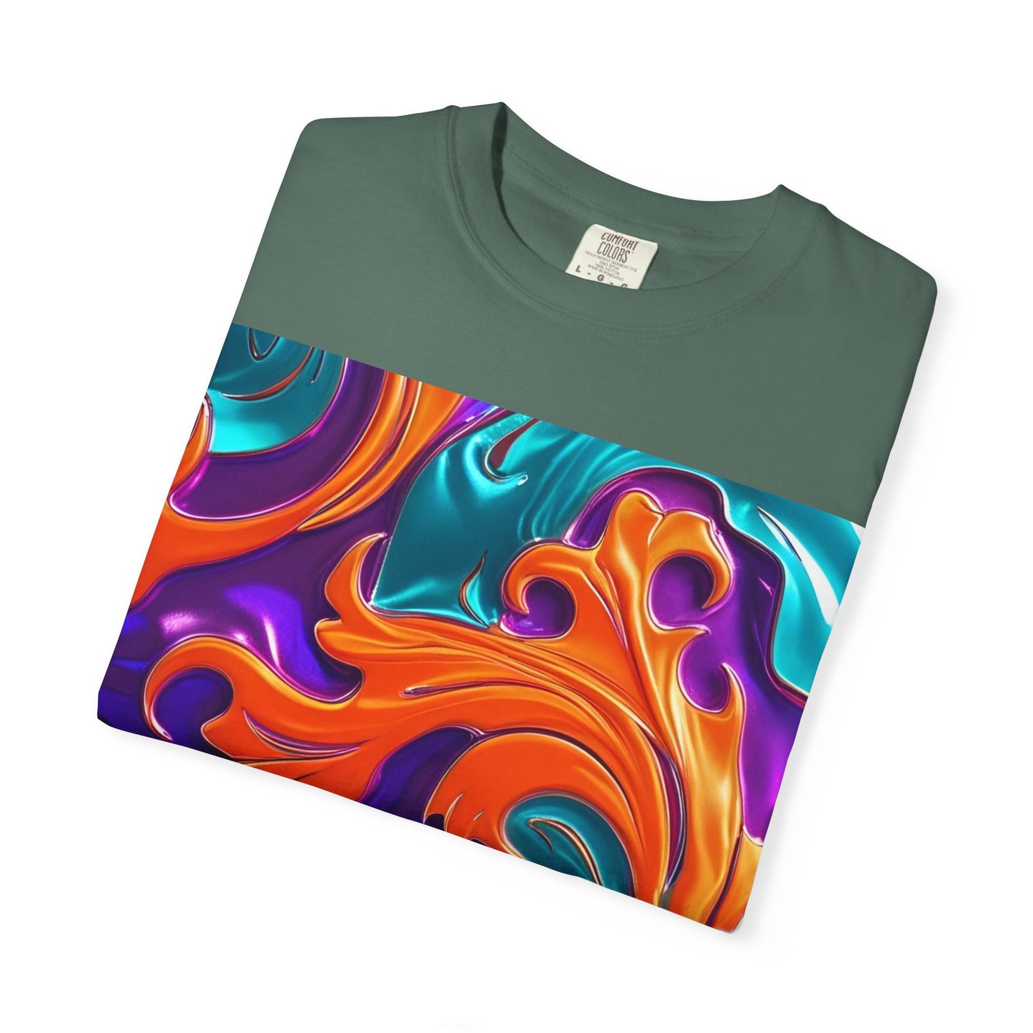 Orange Royal™ Swirl Tee | Bold Luxury