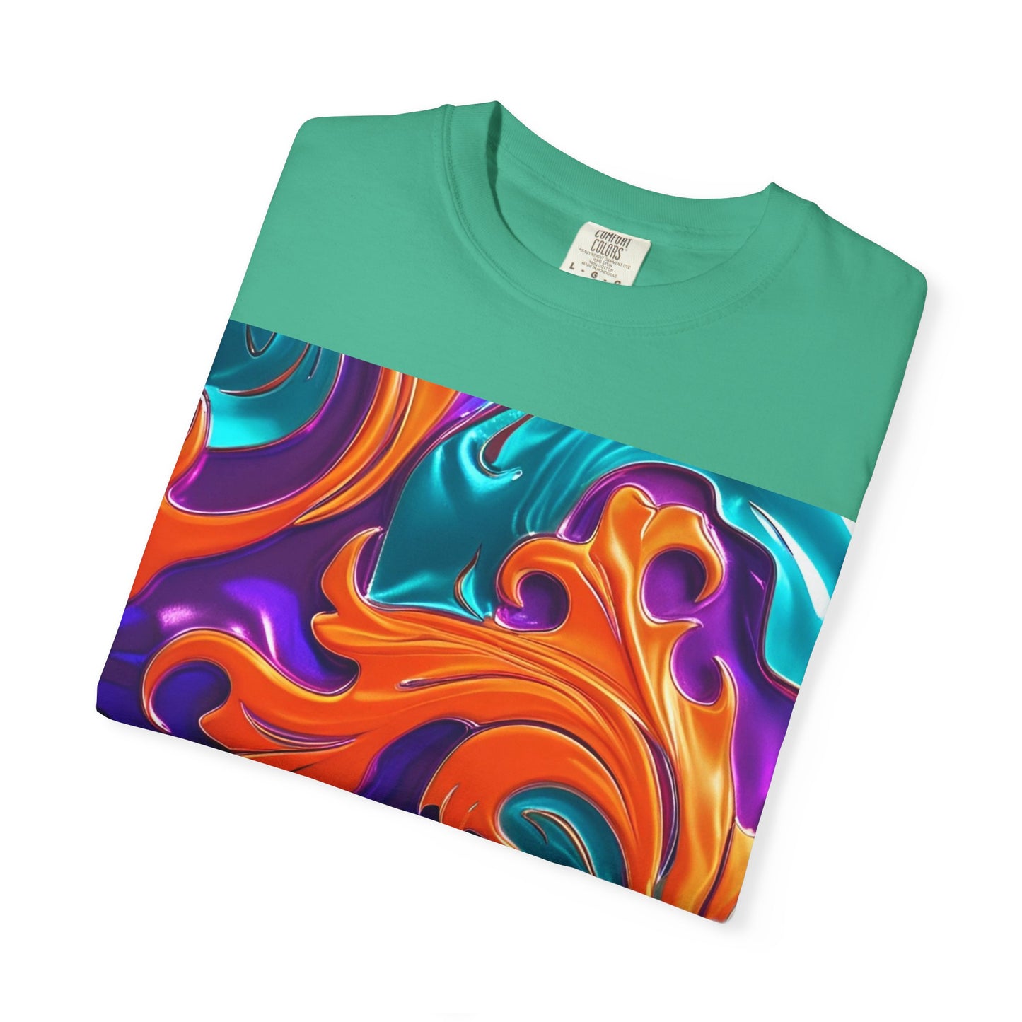 Orange Royal™ Swirl Tee | Bold Luxury