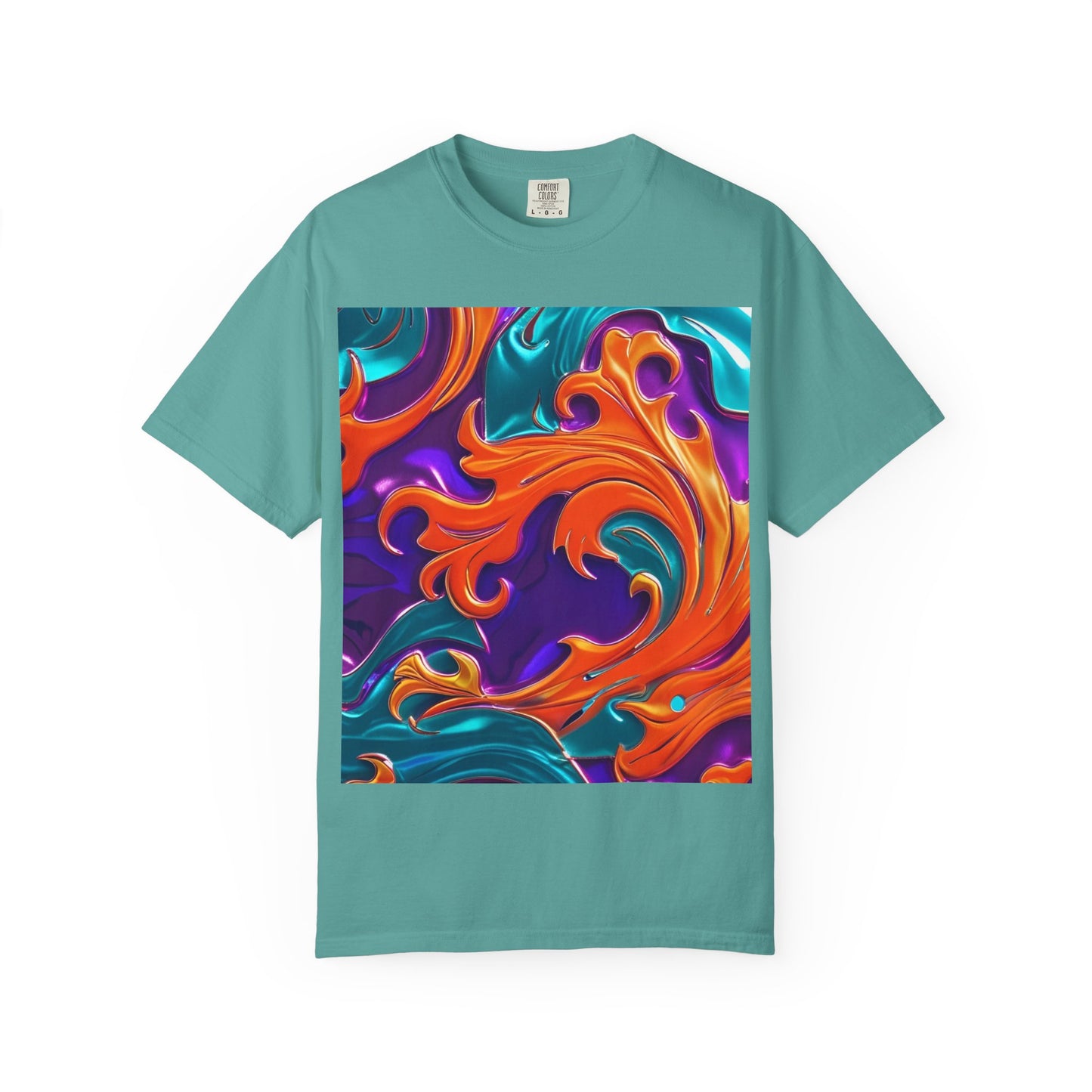 Orange Royal™ Swirl Tee | Bold Luxury