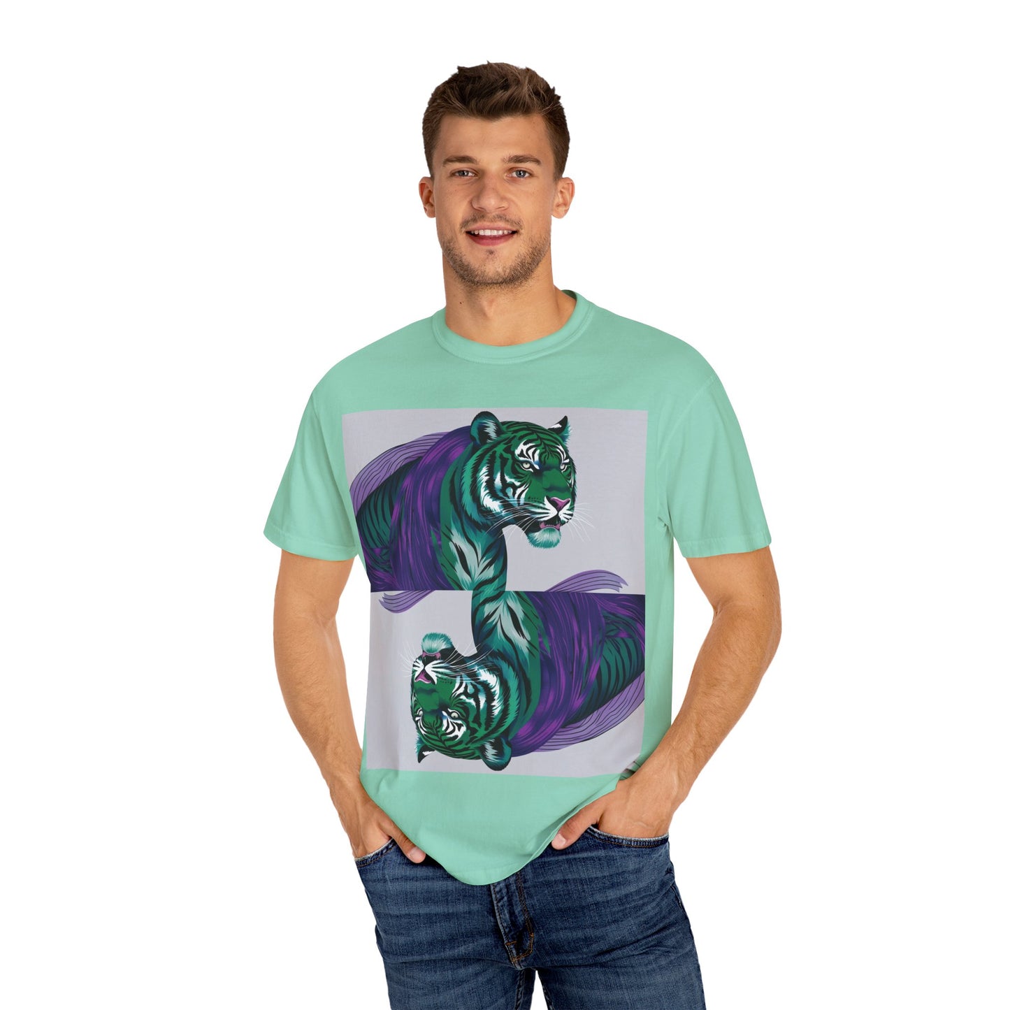 Royal Totems™ Twin Tiger Graphic Tee | Unique Creativity LLC