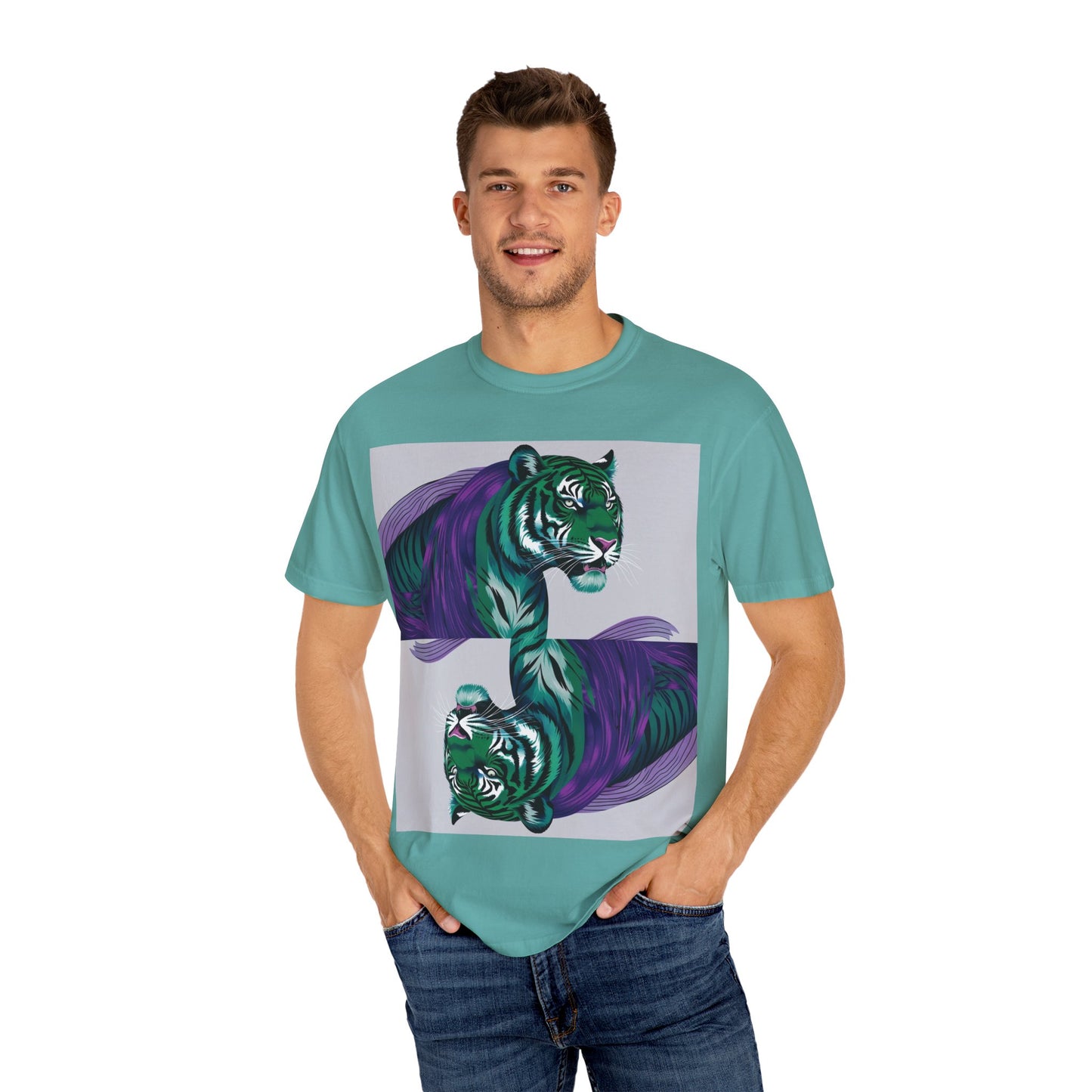 Royal Totems™ Twin Tiger Graphic Tee | Unique Creativity LLC
