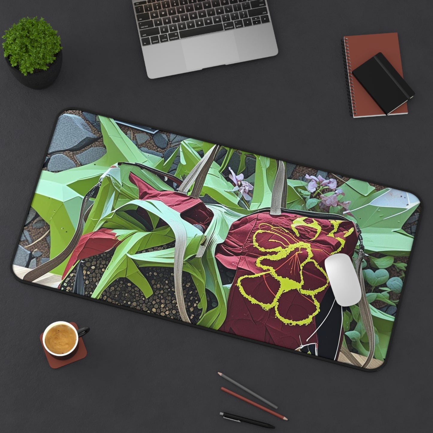 Botanical Flow Desk Mat – Unique Creativity Garden Series