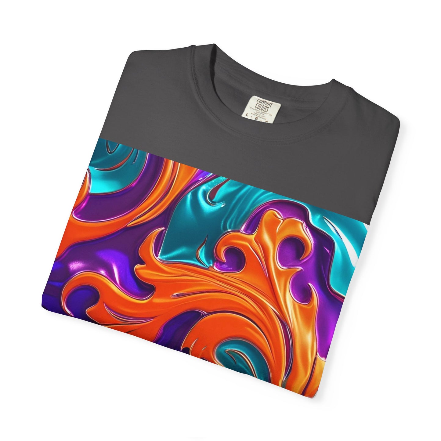 Orange Royal™ Swirl Tee | Bold Luxury