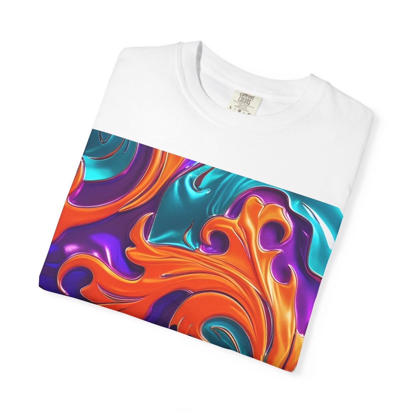 Orange Royal™ Swirl Tee | Bold Luxury