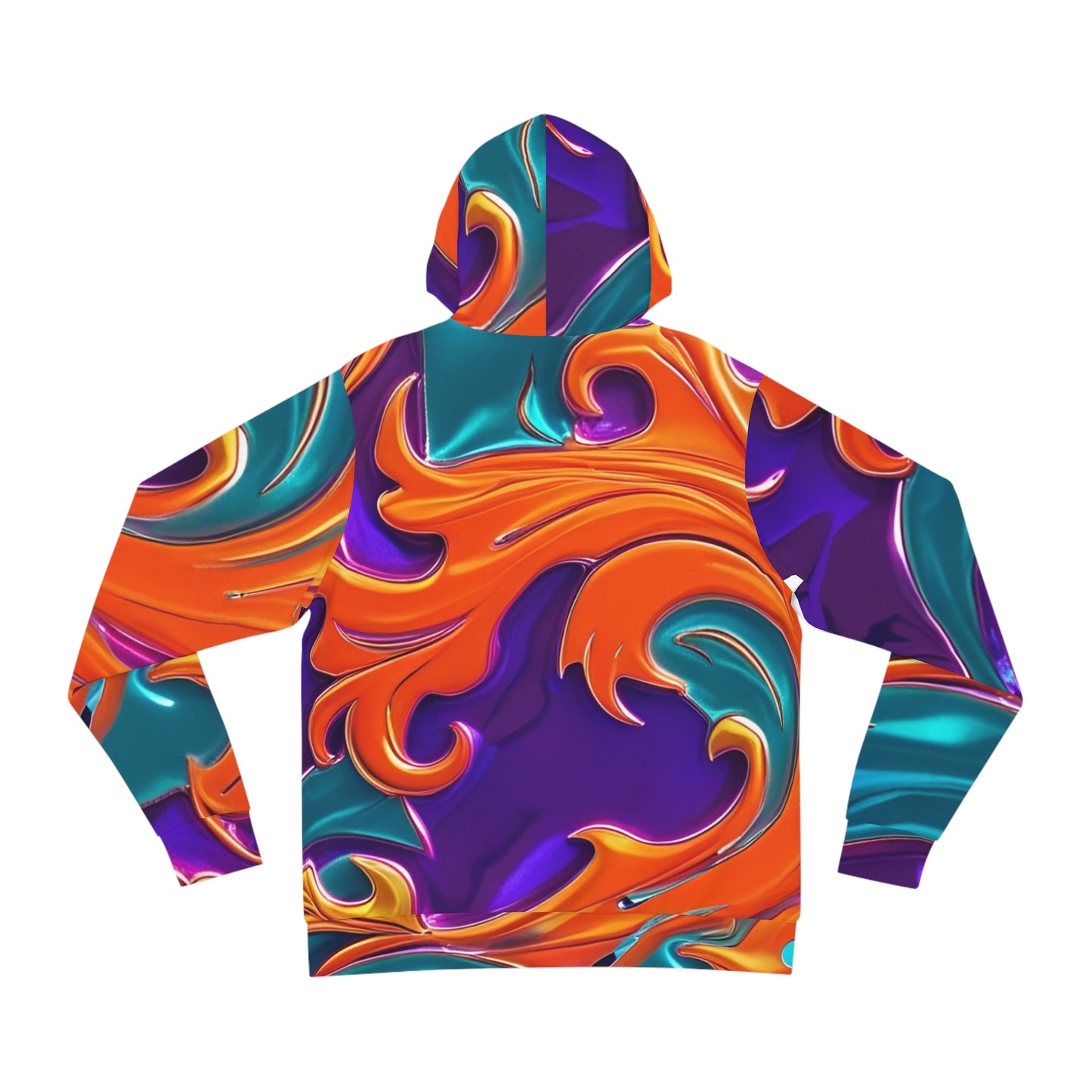 Orange Royal™ Swirl Hoodie | Luxe Streetwear