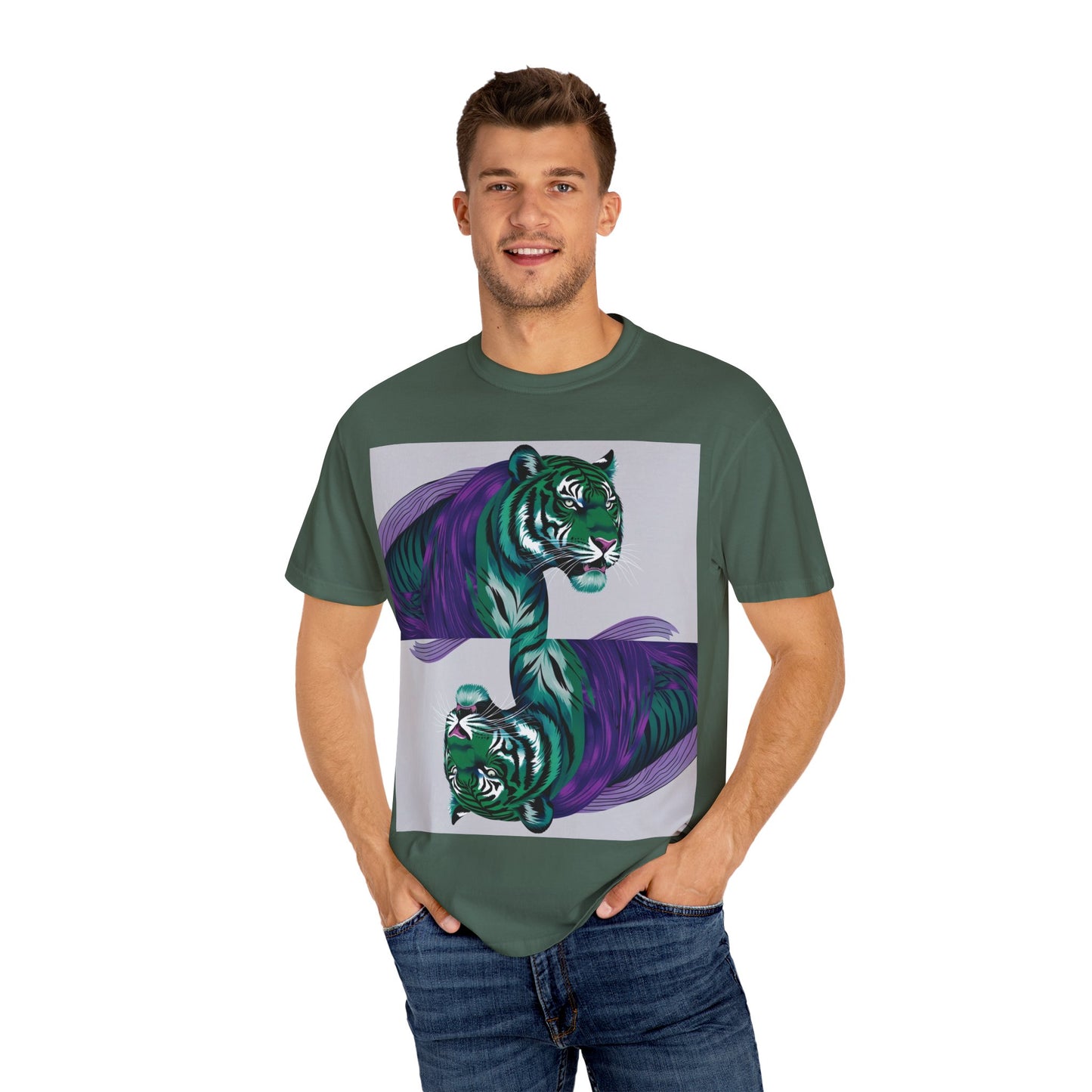 Royal Totems™ Twin Tiger Graphic Tee | Unique Creativity LLC