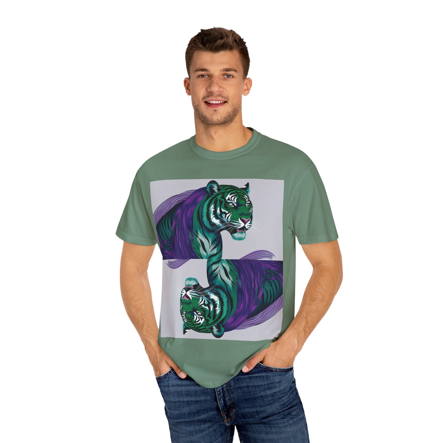 Royal Totems™ Twin Tiger Graphic Tee | Unique Creativity LLC