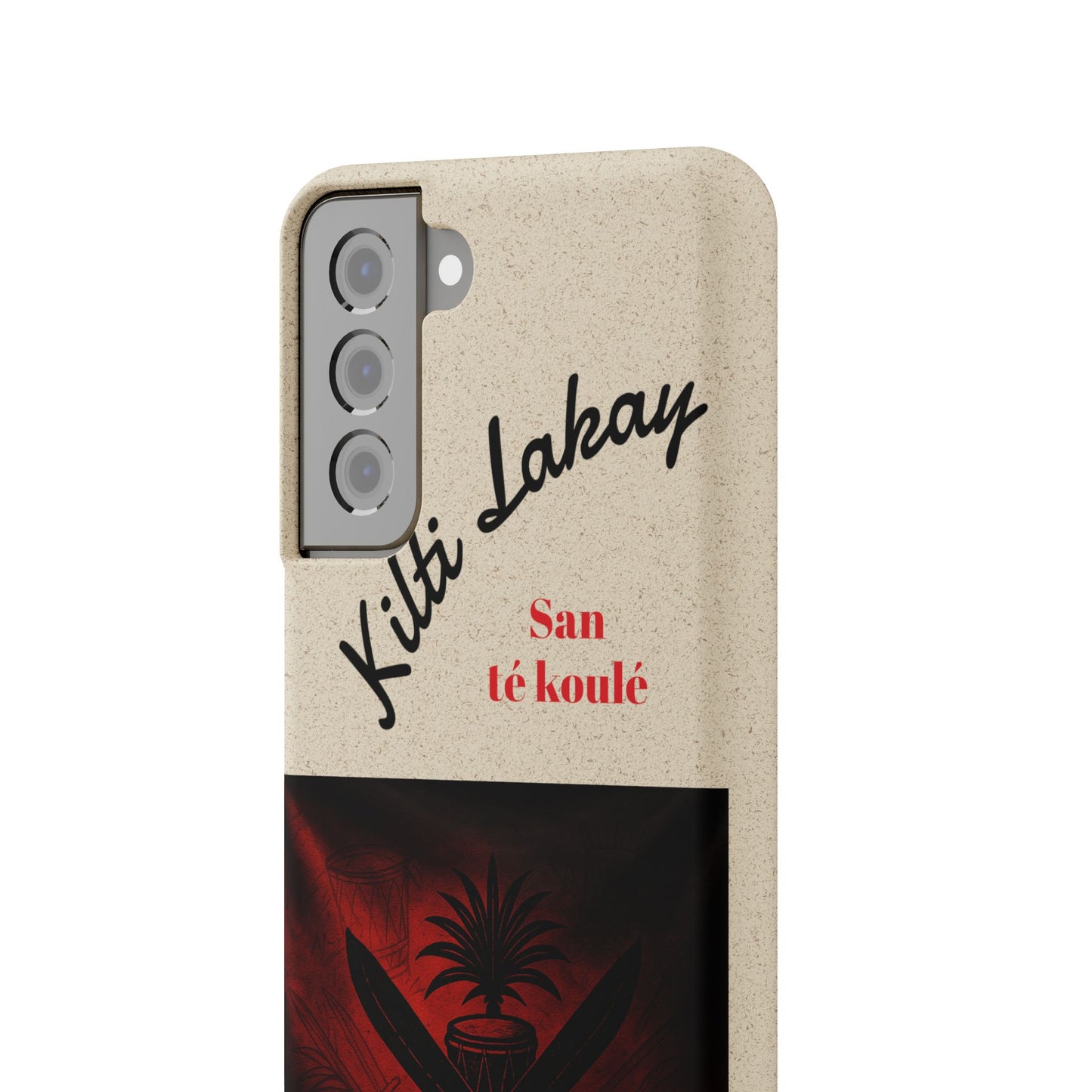 Kilti Lakay™ Eco-Friendly Phone Case | Biodegradable Sustainable Cover, Haitian Heritage