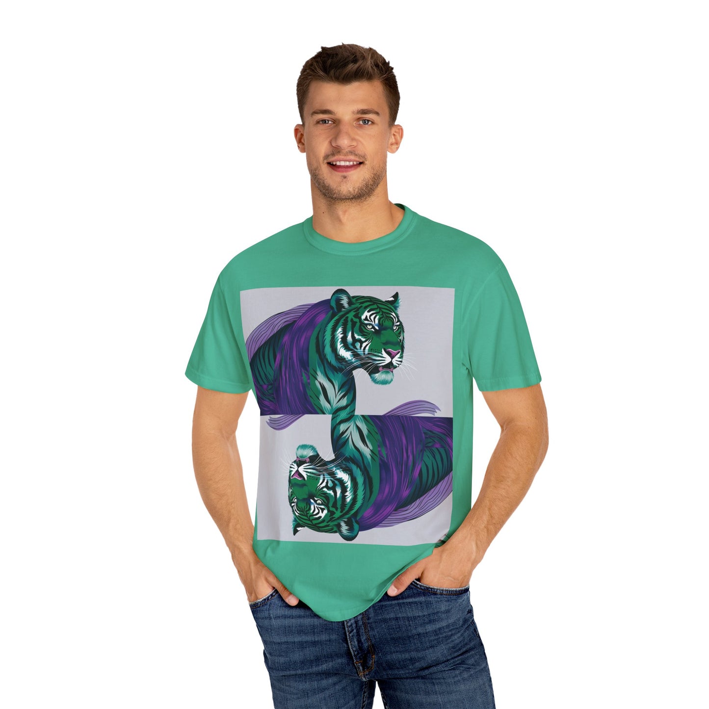 Royal Totems™ Twin Tiger Graphic Tee | Unique Creativity LLC