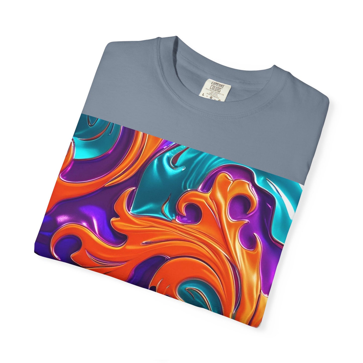 Orange Royal™ Swirl Tee | Bold Luxury