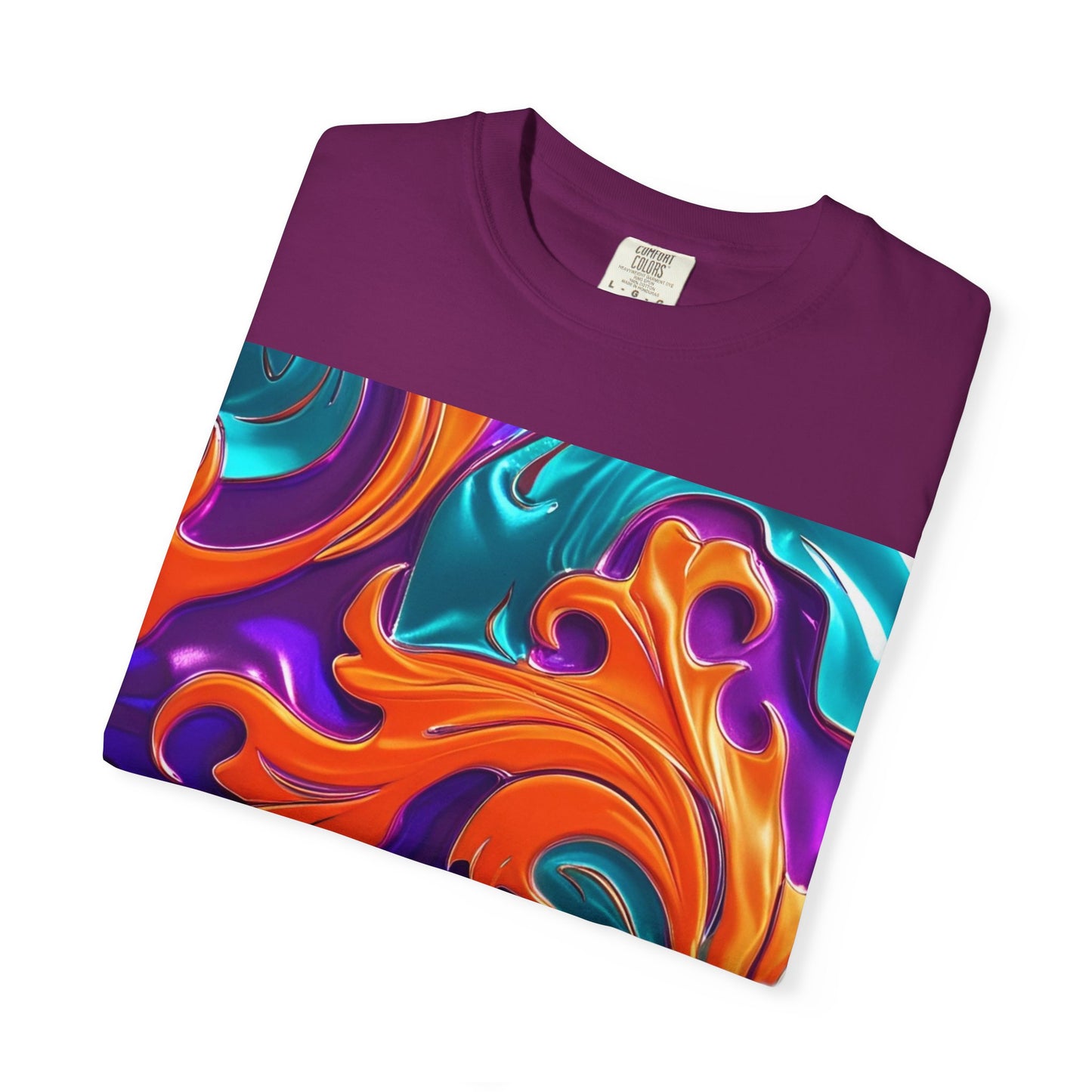 Orange Royal™ Swirl Tee | Bold Luxury