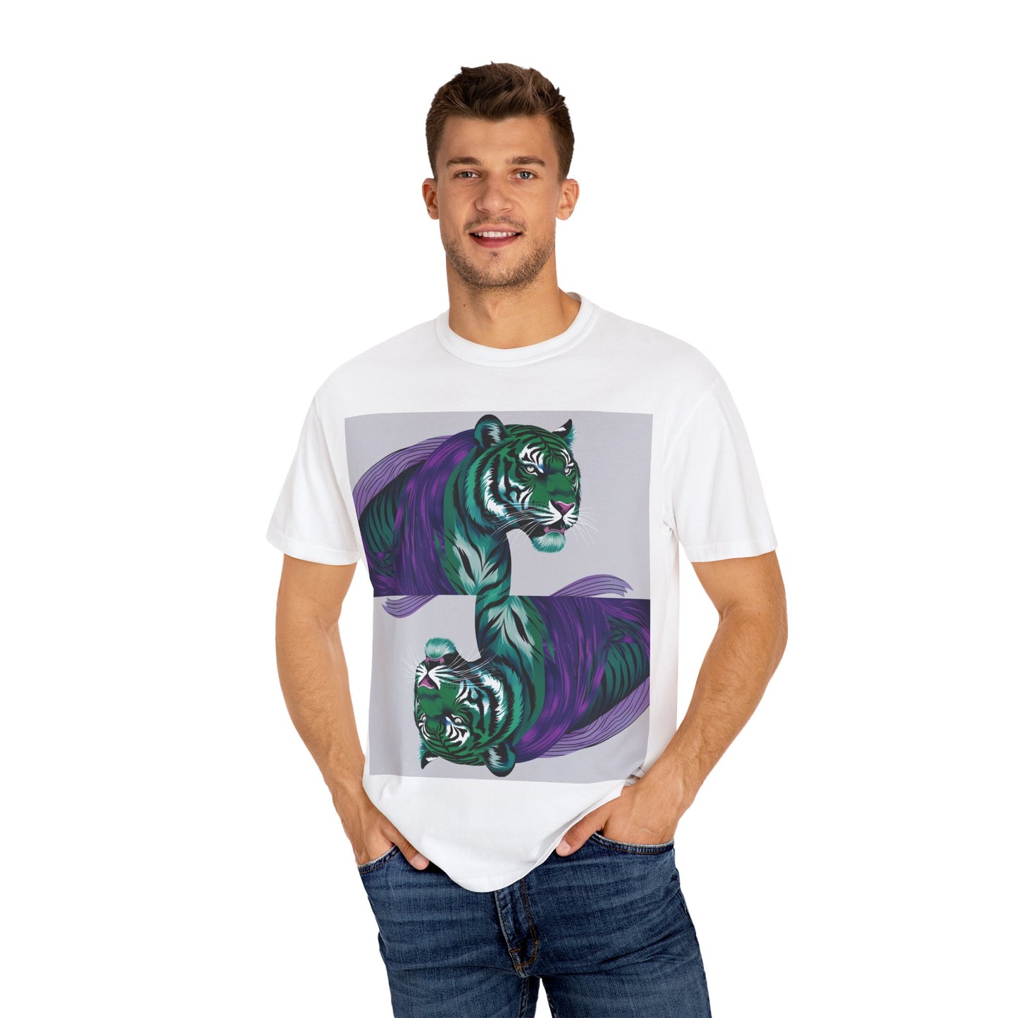 Royal Totems™ Twin Tiger Graphic Tee | Unique Creativity LLC