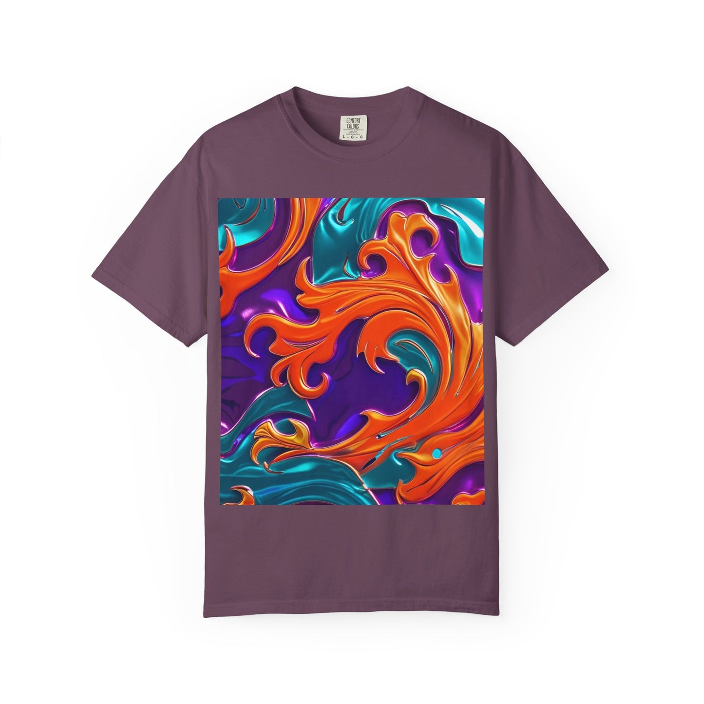 Orange Royal™ Swirl Tee | Bold Luxury