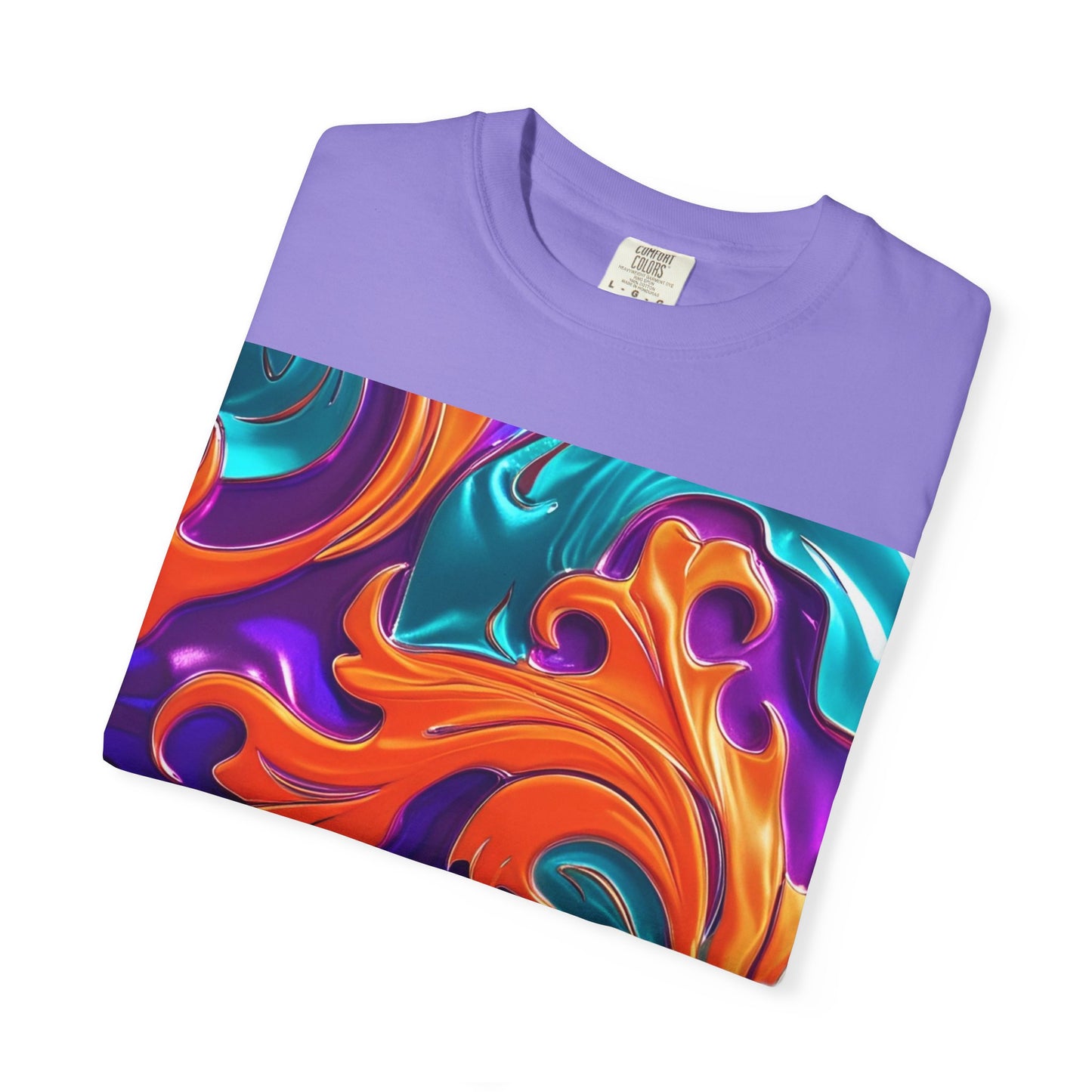 Orange Royal™ Swirl Tee | Bold Luxury