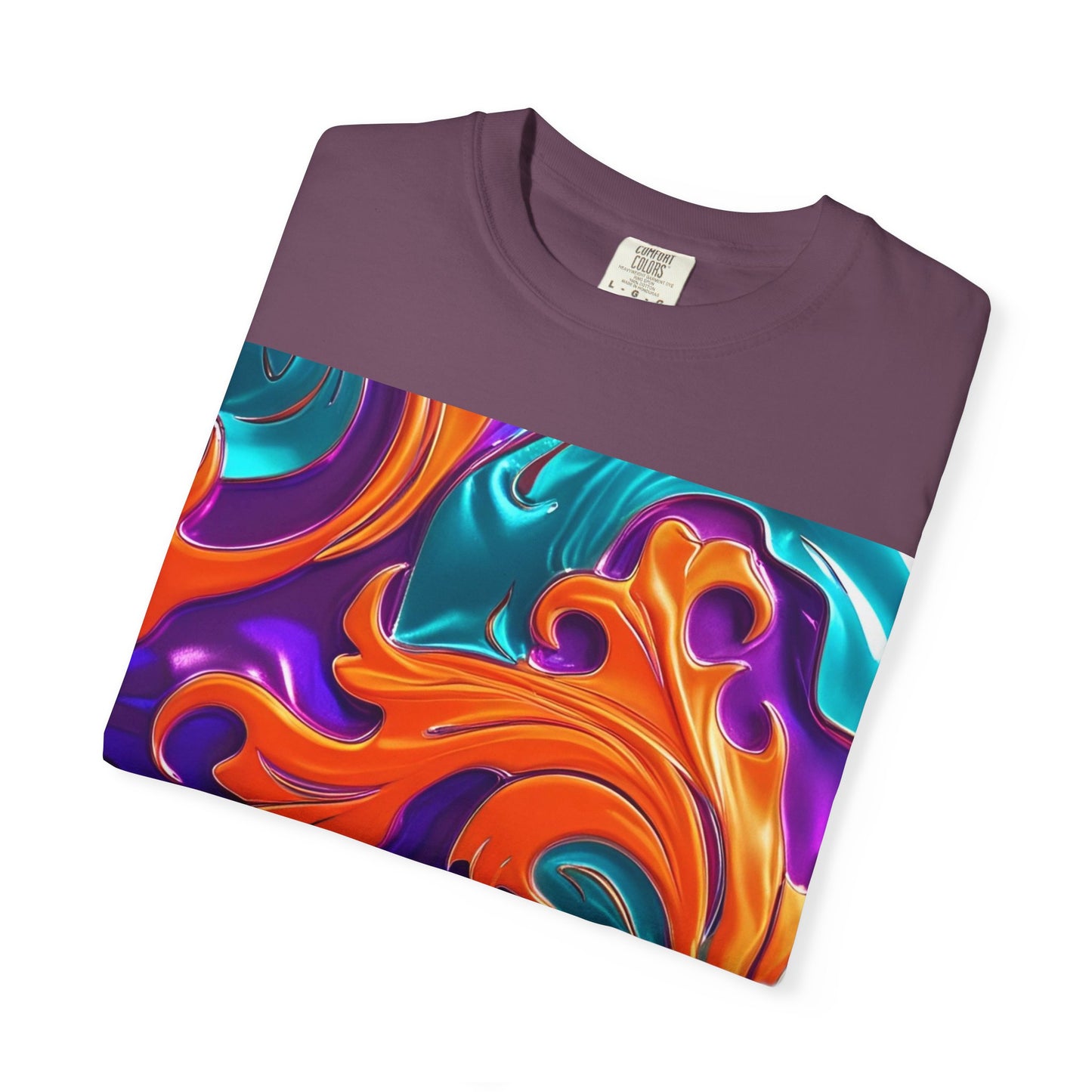 Orange Royal™ Swirl Tee | Bold Luxury