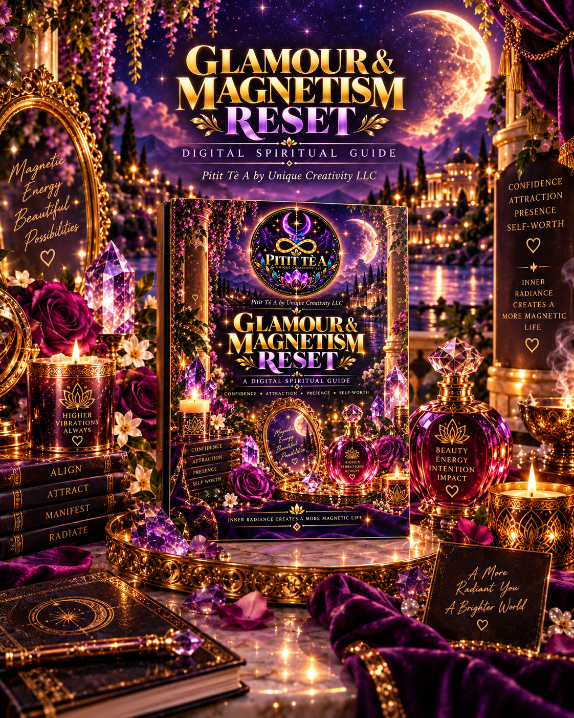 Glamour & Magnetism Reset | Digital Spiritual Guide | Pitit Tè A