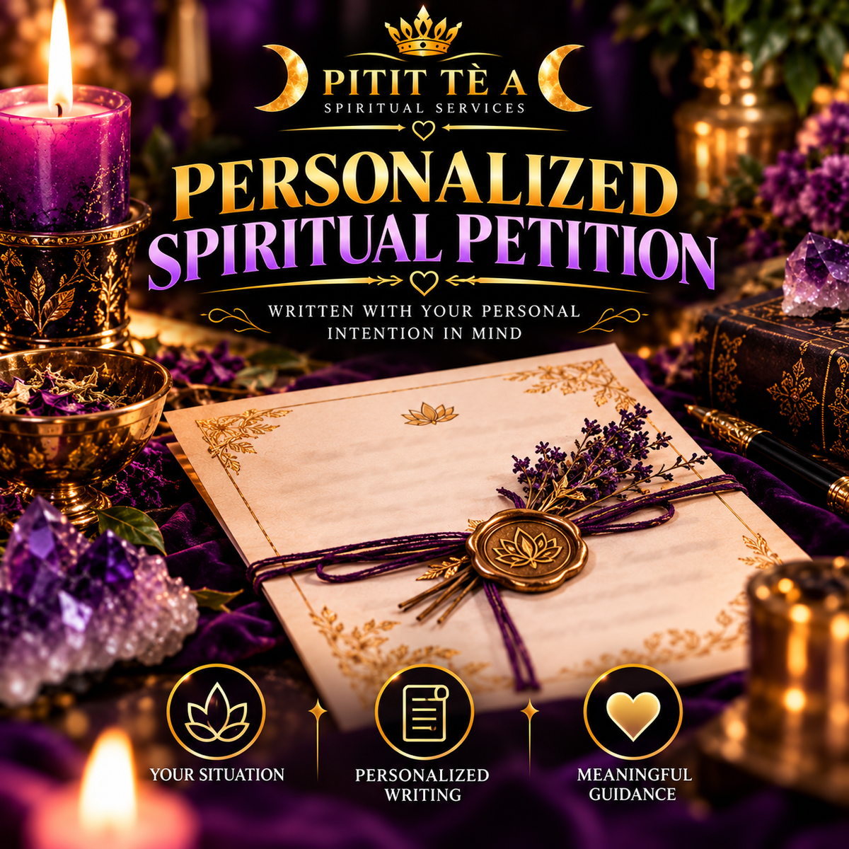 Personalized Spiritual Petition | Custom Written PDF