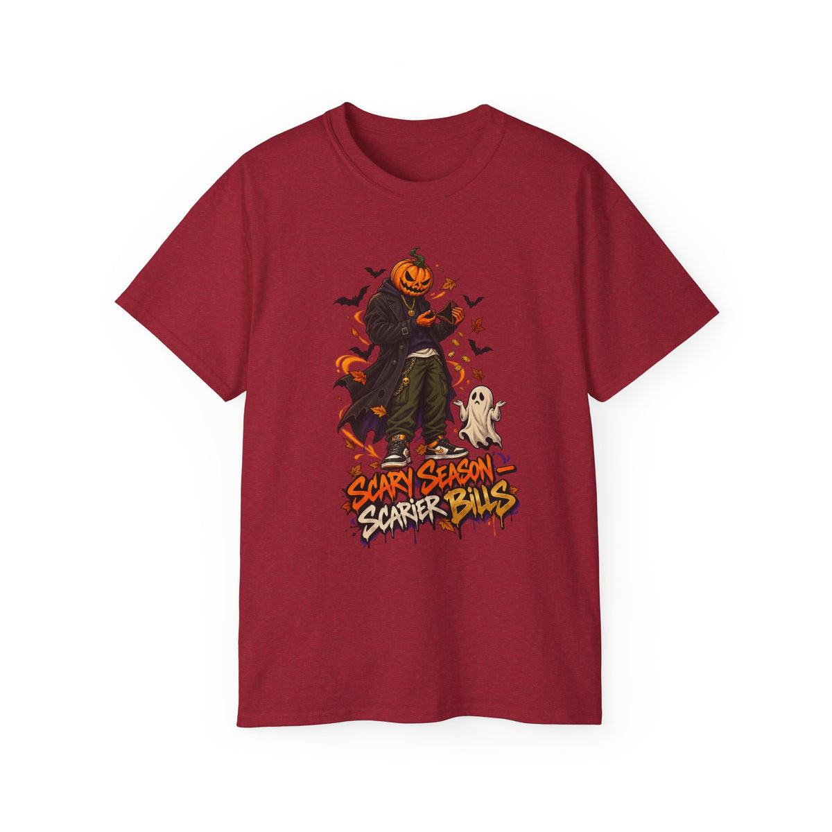 Scary Season, Scarier Bills – Bat Edition Unisex Halloween T-Shirt