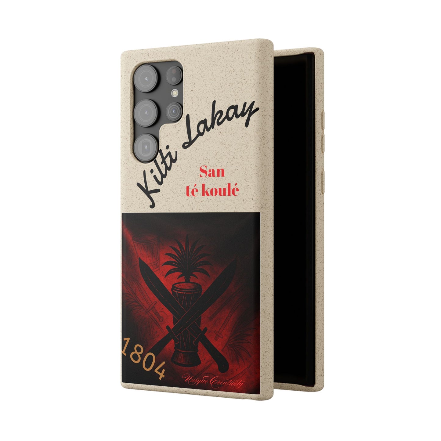 Kilti Lakay™ Eco-Friendly Phone Case | Biodegradable Sustainable Cover, Haitian Heritage