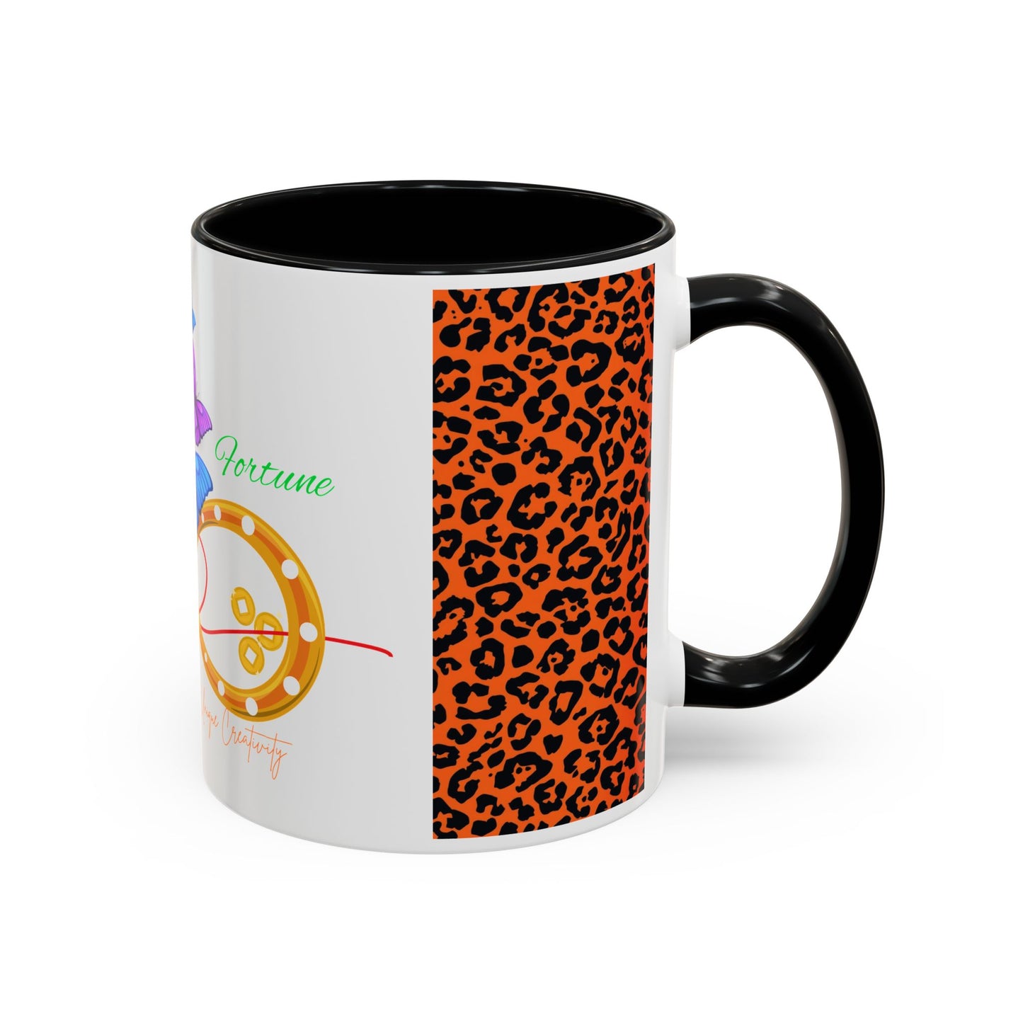 Infinite Fortune™ Wild Luxe Mug – Purple Butterfly Edition