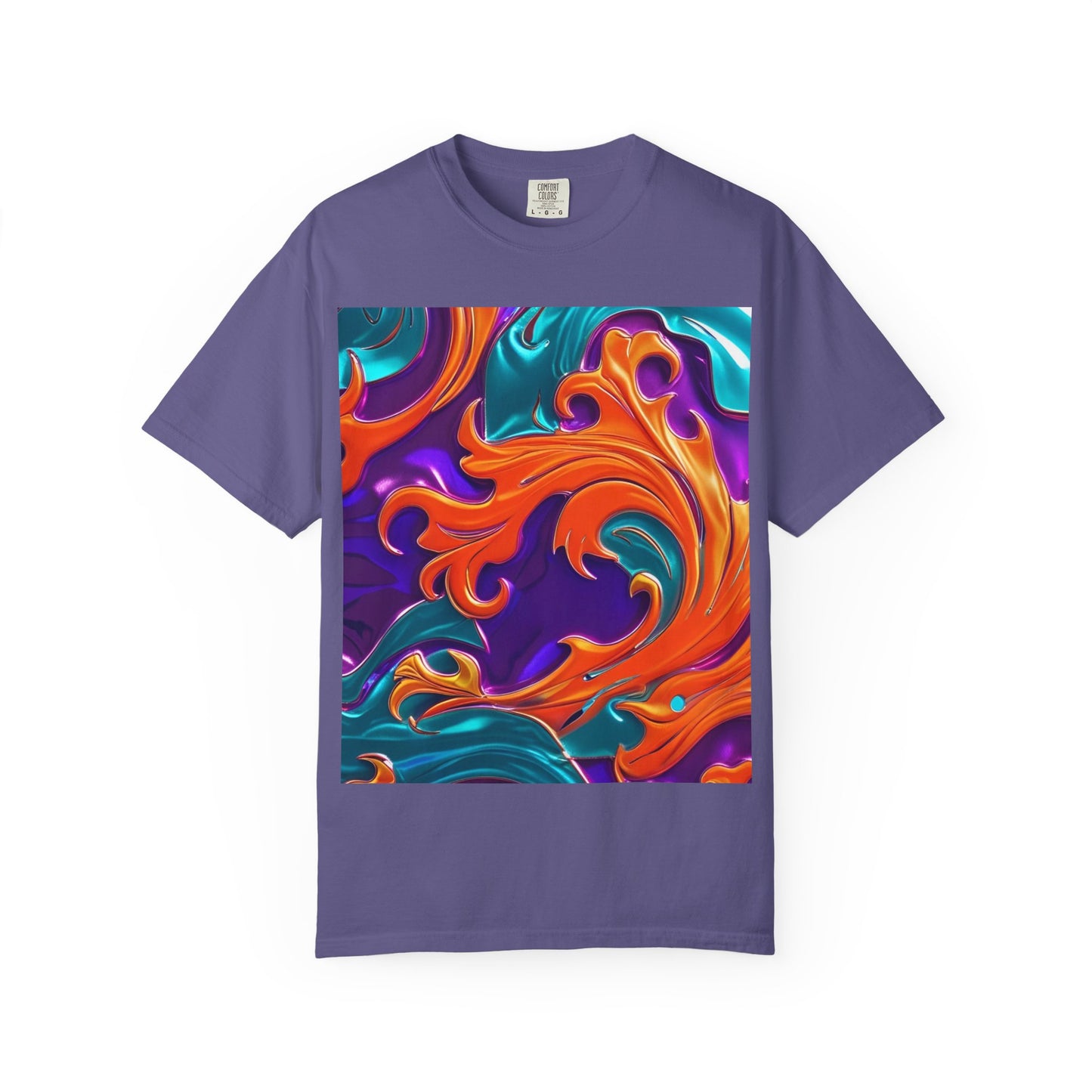 Orange Royal™ Swirl Tee | Bold Luxury