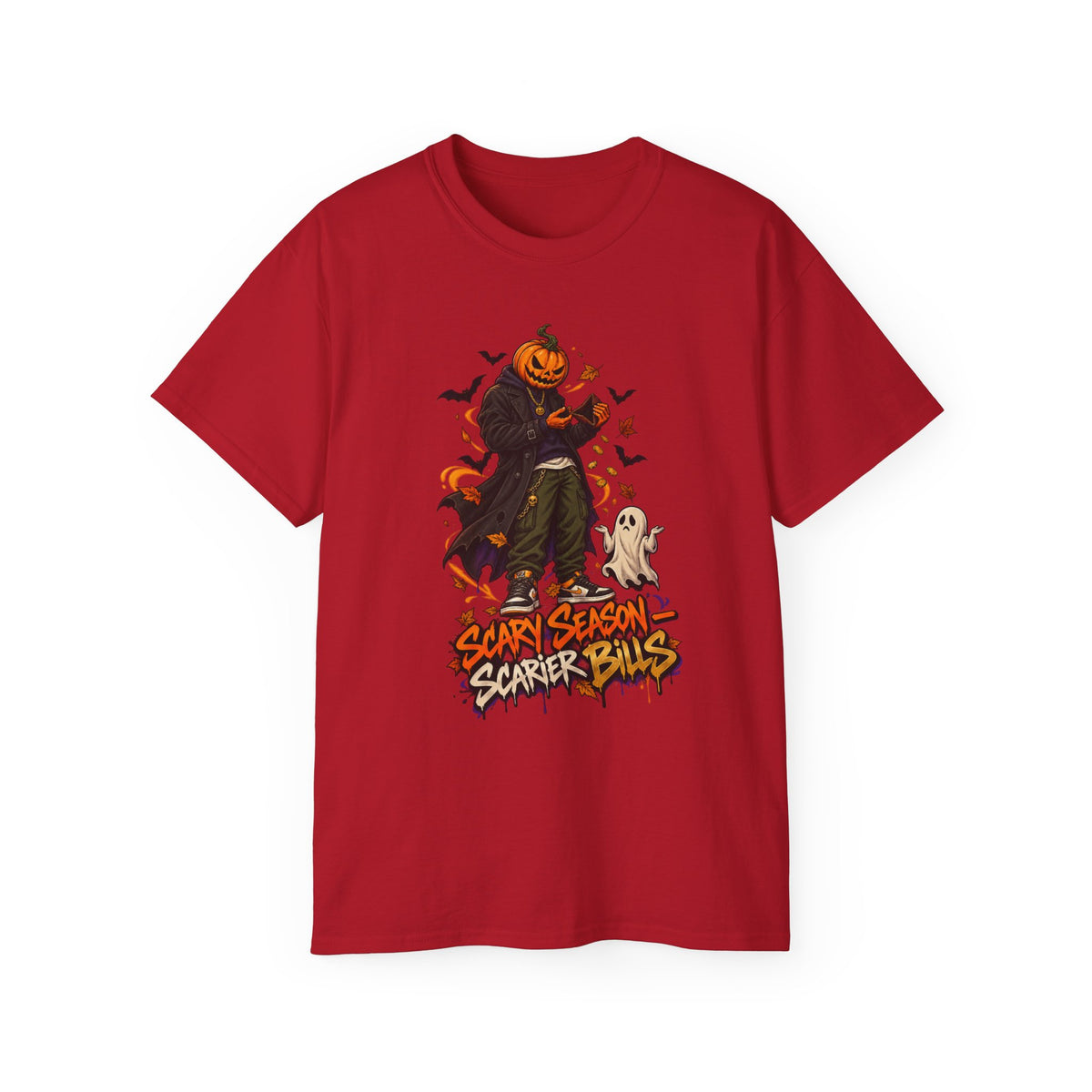 Scary Season, Scarier Bills – Bat Edition Unisex Halloween T-Shirt