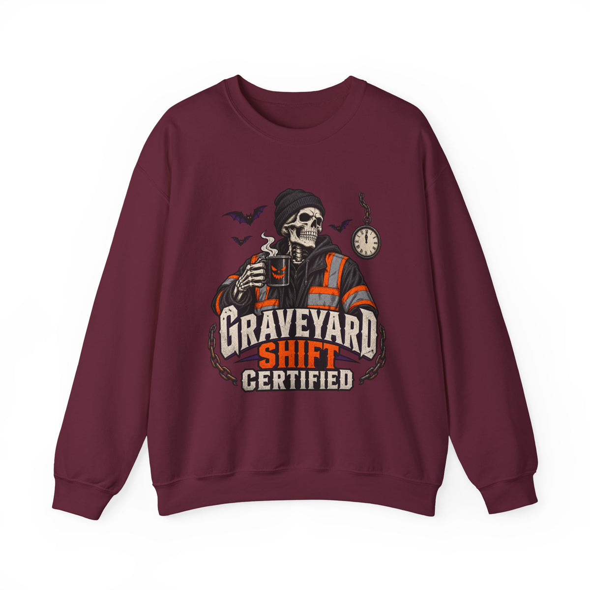 Graveyard Shift Certified Unisex Halloween Sweatshirt
