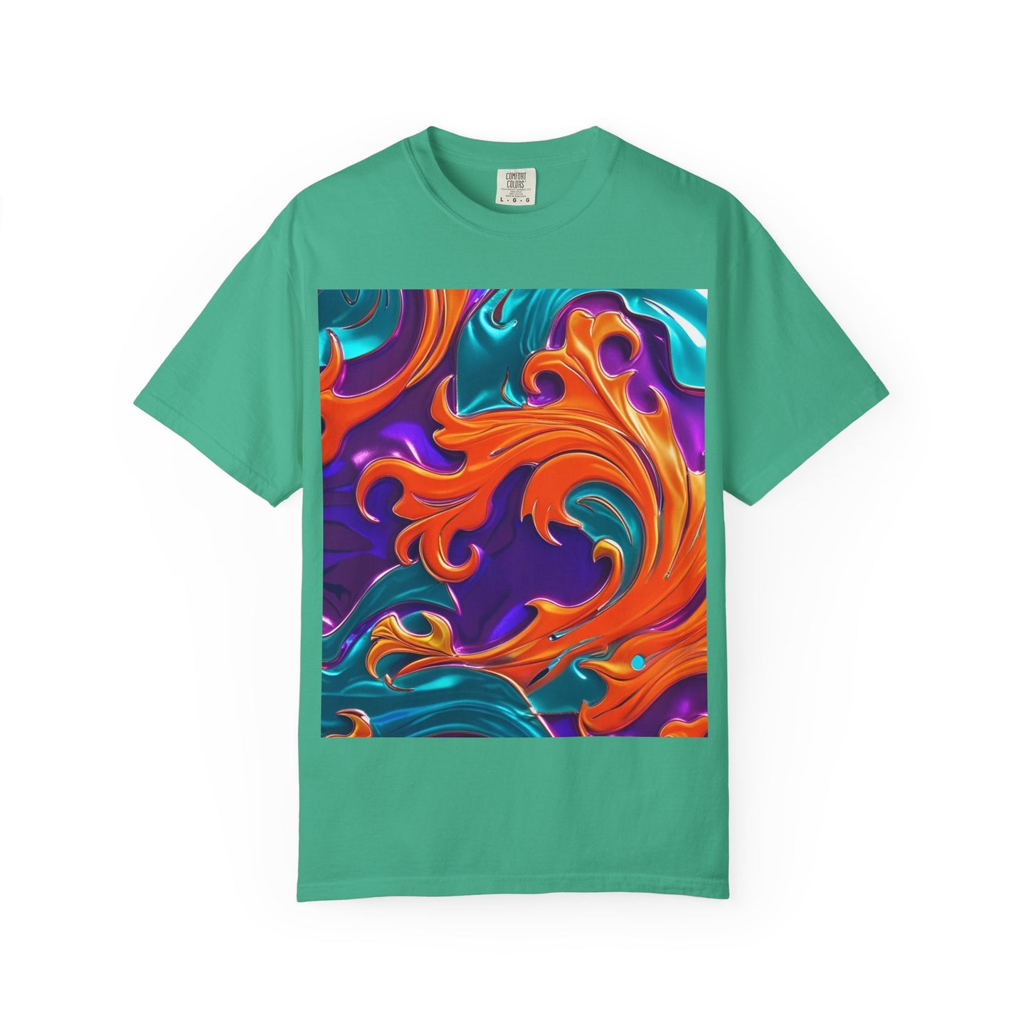 Orange Royal™ Swirl Tee | Bold Luxury