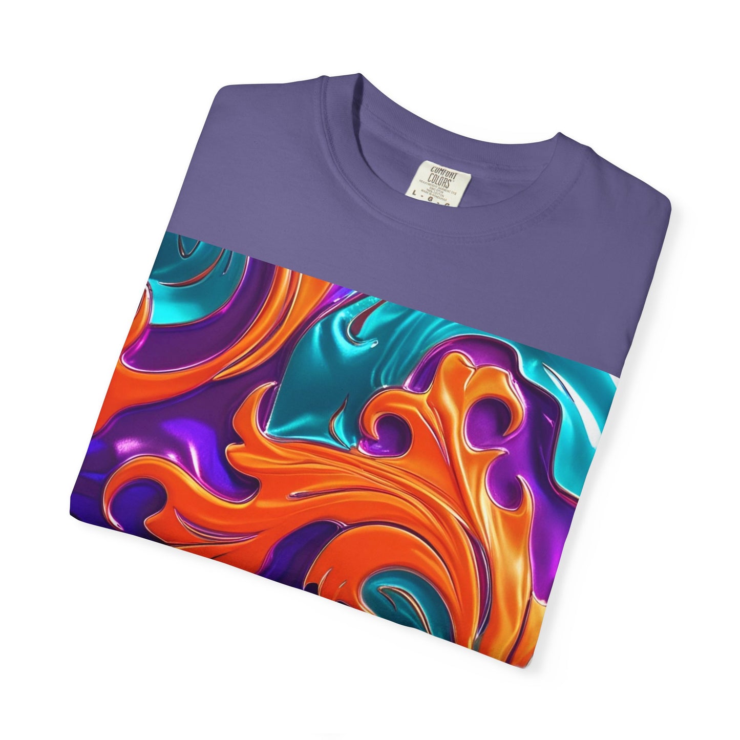 Orange Royal™ Swirl Tee | Bold Luxury