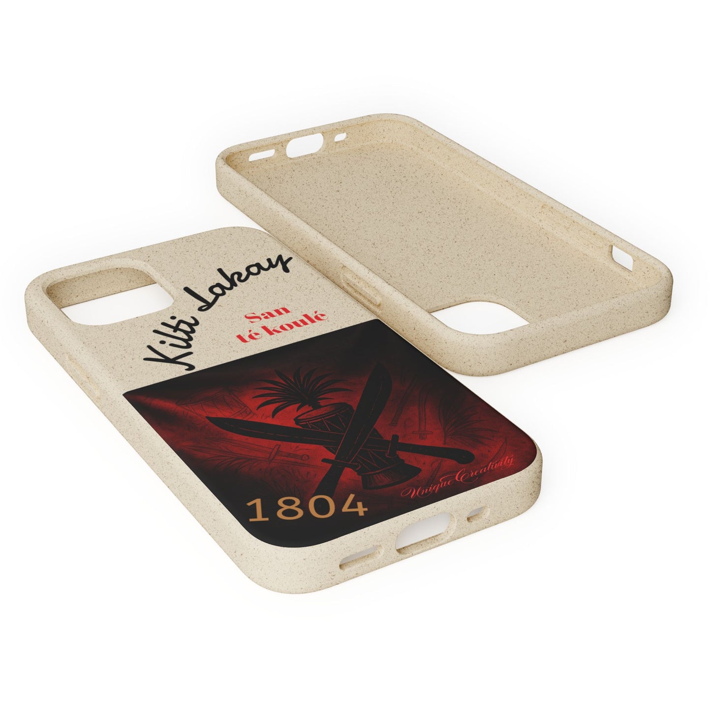 Kilti Lakay™ Eco-Friendly Phone Case | Biodegradable Sustainable Cover, Haitian Heritage