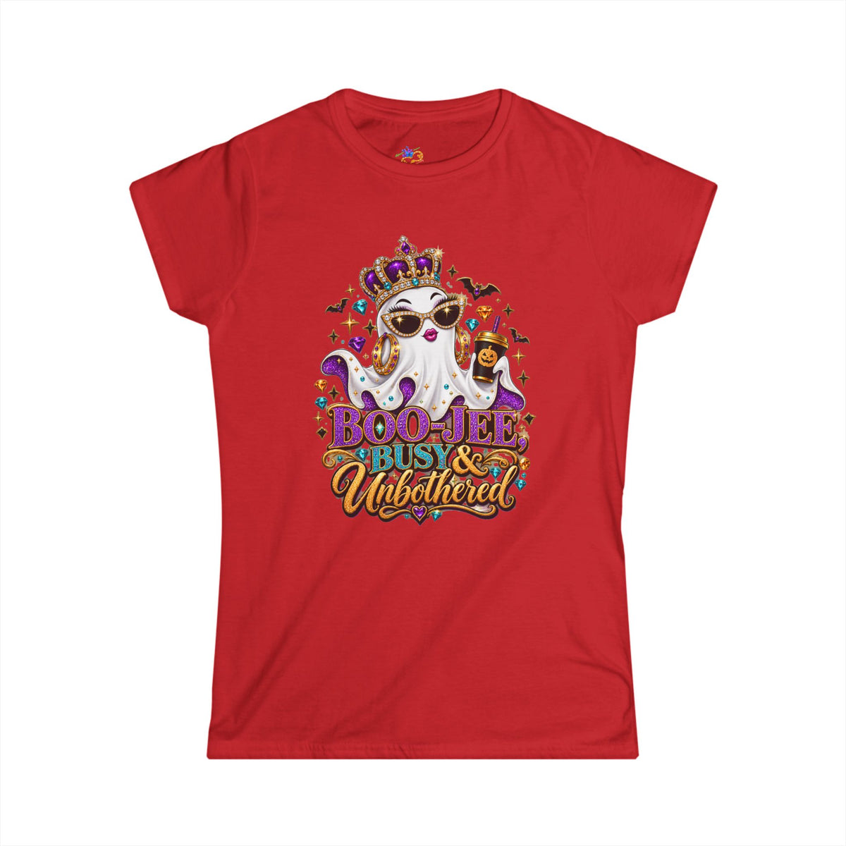 Boo-Jee, Busy & Unbothered Women’s Halloween Soft Tee