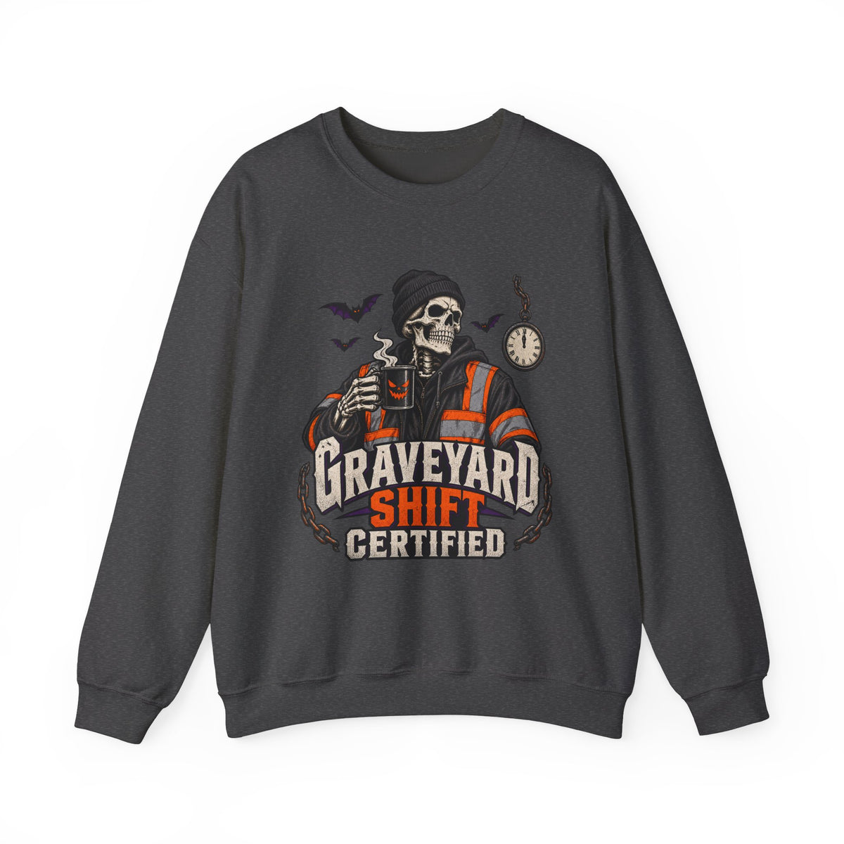 Graveyard Shift Certified Unisex Halloween Sweatshirt