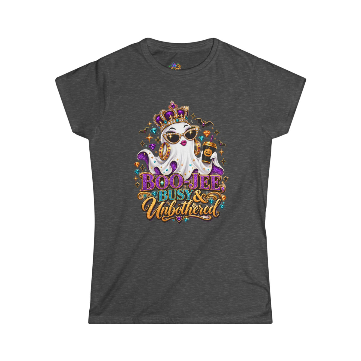 Boo-Jee, Busy & Unbothered Women’s Halloween Soft Tee
