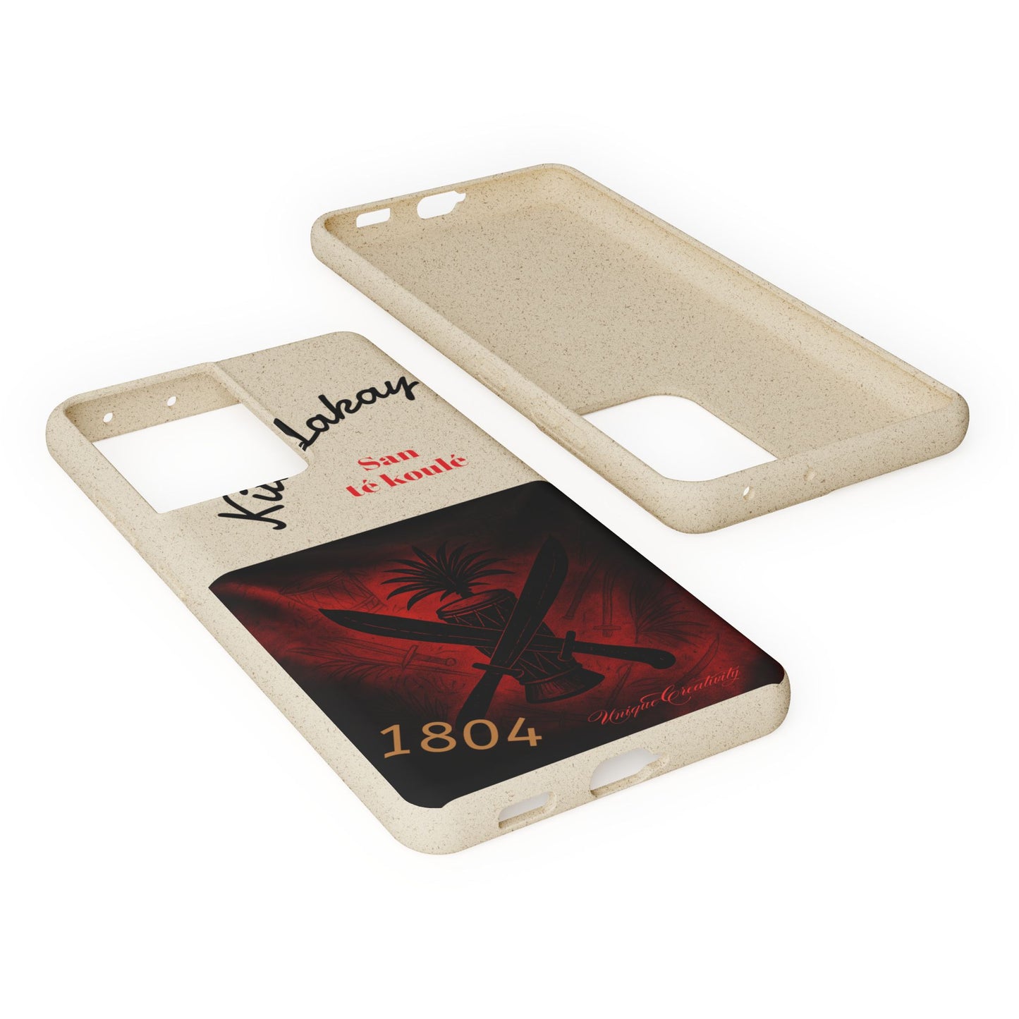 Kilti Lakay™ Eco-Friendly Phone Case | Biodegradable Sustainable Cover, Haitian Heritage