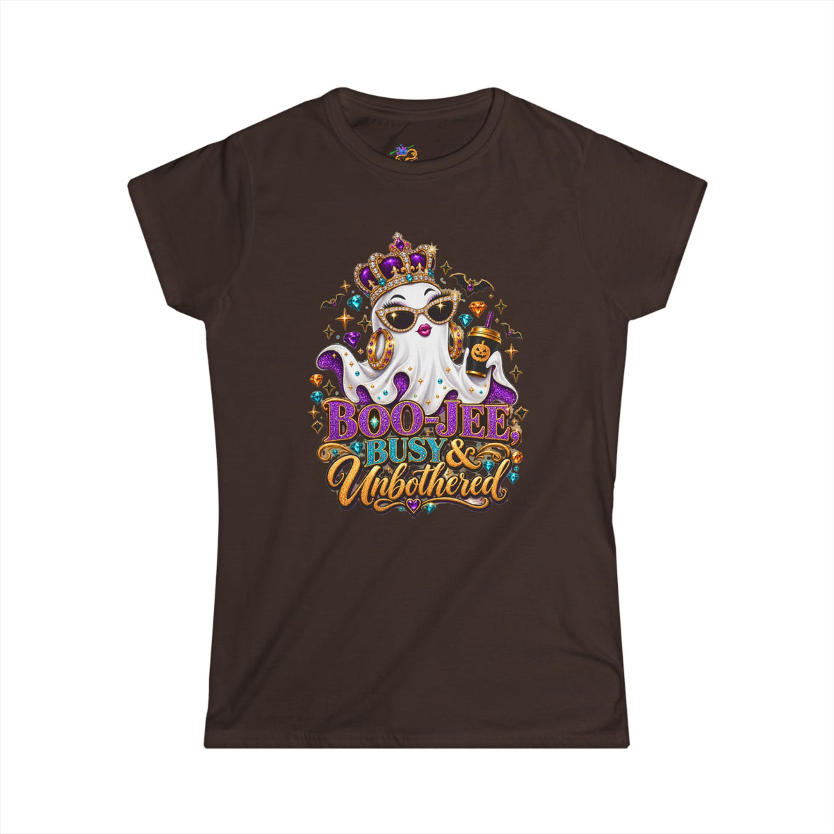 Boo-Jee, Busy & Unbothered Women’s Halloween Soft Tee