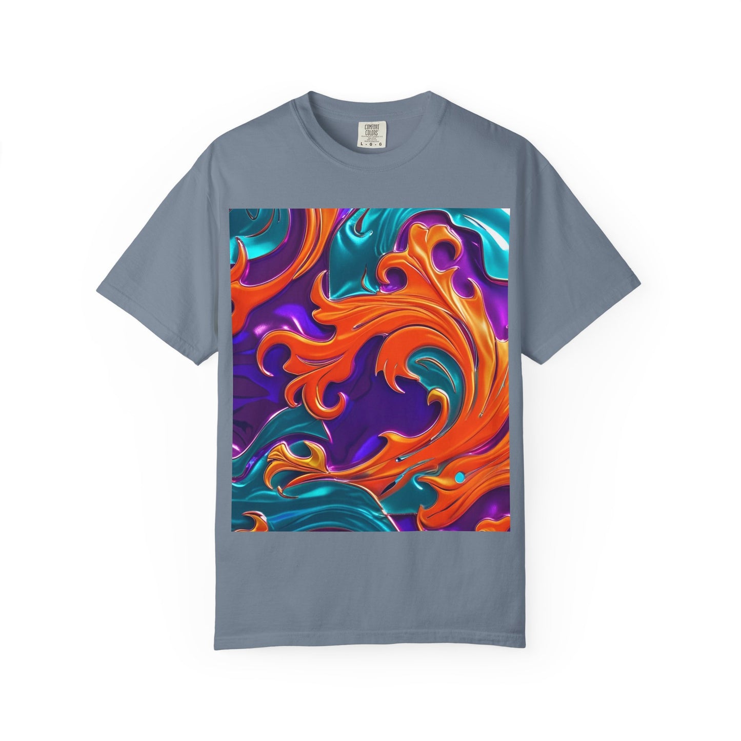 Orange Royal™ Swirl Tee | Bold Luxury