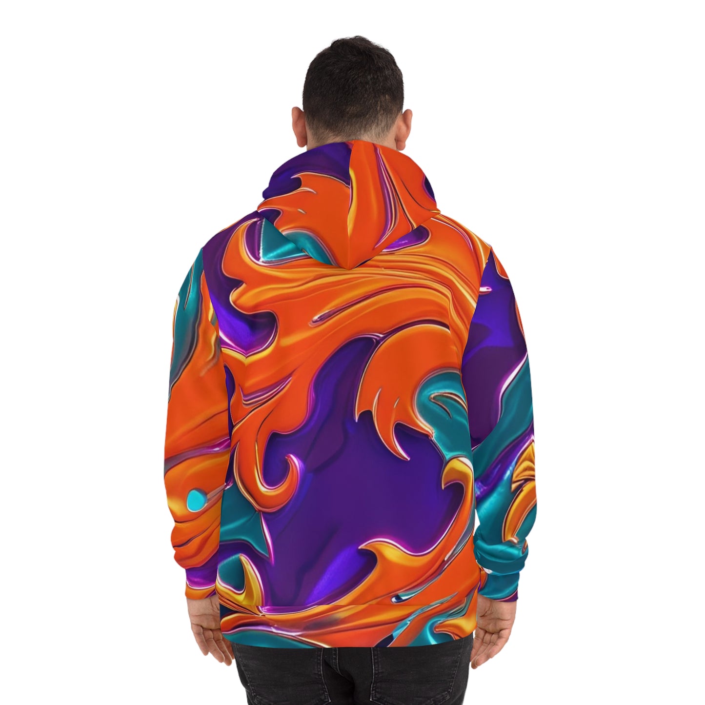 Orange Royal™  Swirl Hoodie | Luxe Streetwear