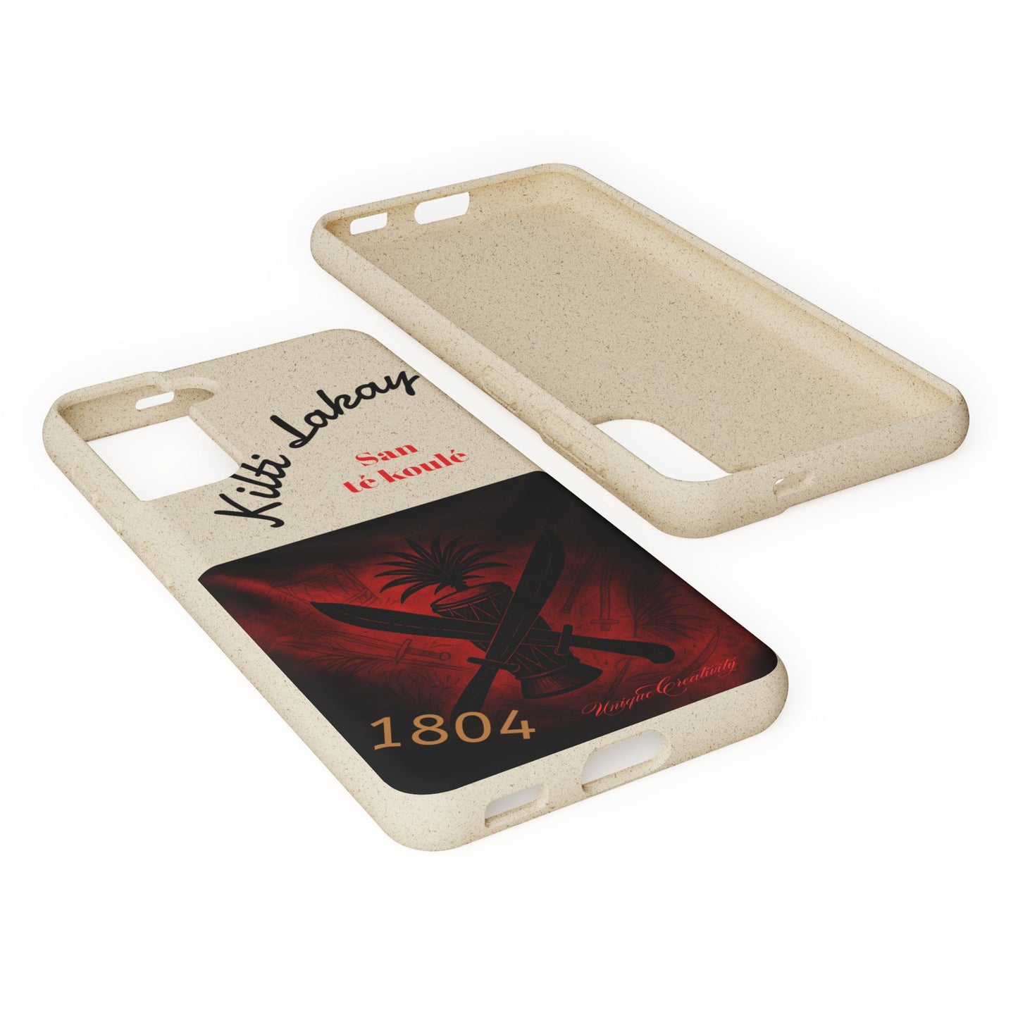 Kilti Lakay™ Eco-Friendly Phone Case | Biodegradable Sustainable Cover, Haitian Heritage