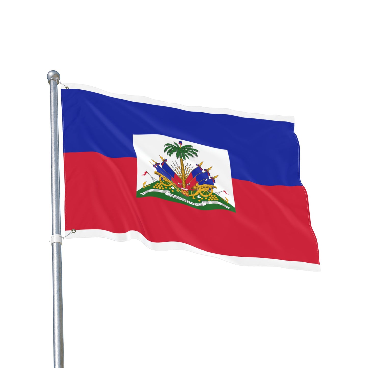 Haiti Flag Double Sided Flag | Nylon Garden Banner, 2-Sided Haitian Flag