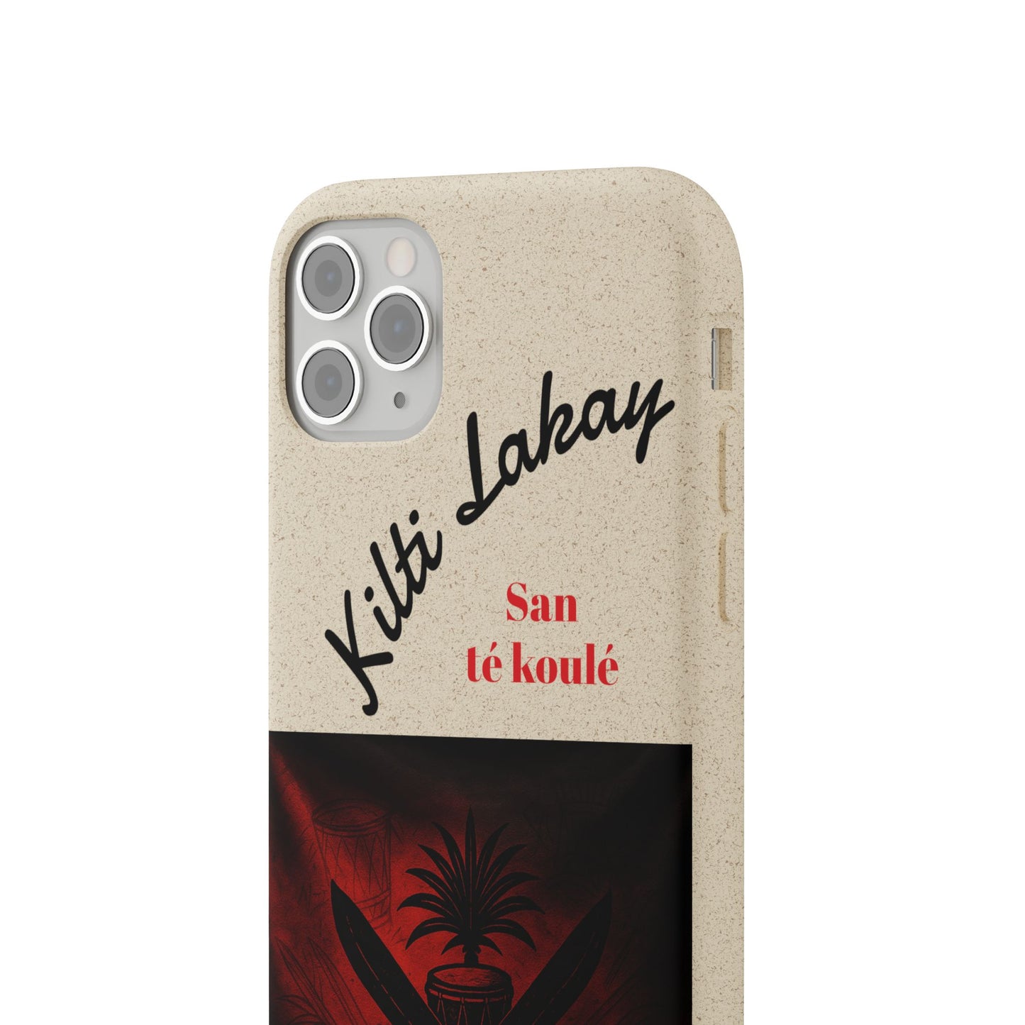 Kilti Lakay™ Eco-Friendly Phone Case | Biodegradable Sustainable Cover, Haitian Heritage
