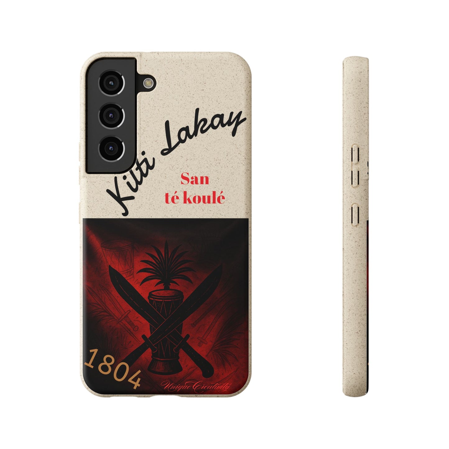 Kilti Lakay™ Eco-Friendly Phone Case | Biodegradable Sustainable Cover, Haitian Heritage