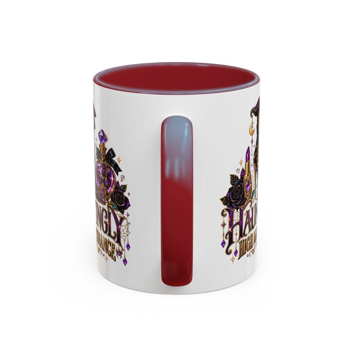 Hauntingly High Maintenance Halloween Mug – 11 oz Color Accent Coffee Cup