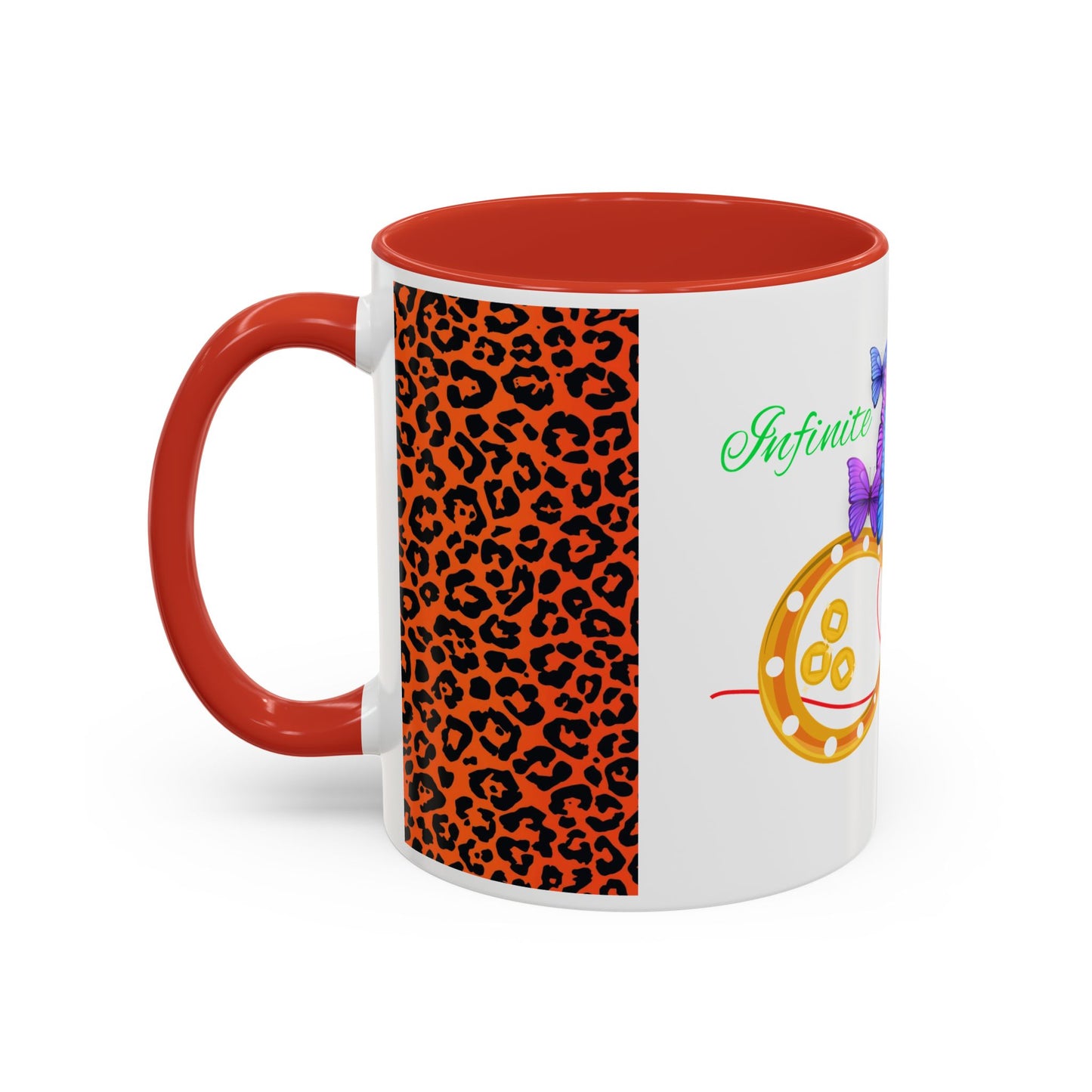 Infinite Fortune™ Wild Luxe Mug – Purple Butterfly Edition