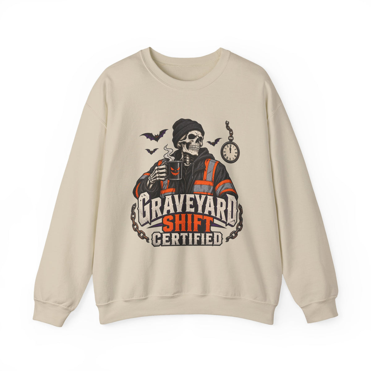Graveyard Shift Certified Unisex Halloween Sweatshirt