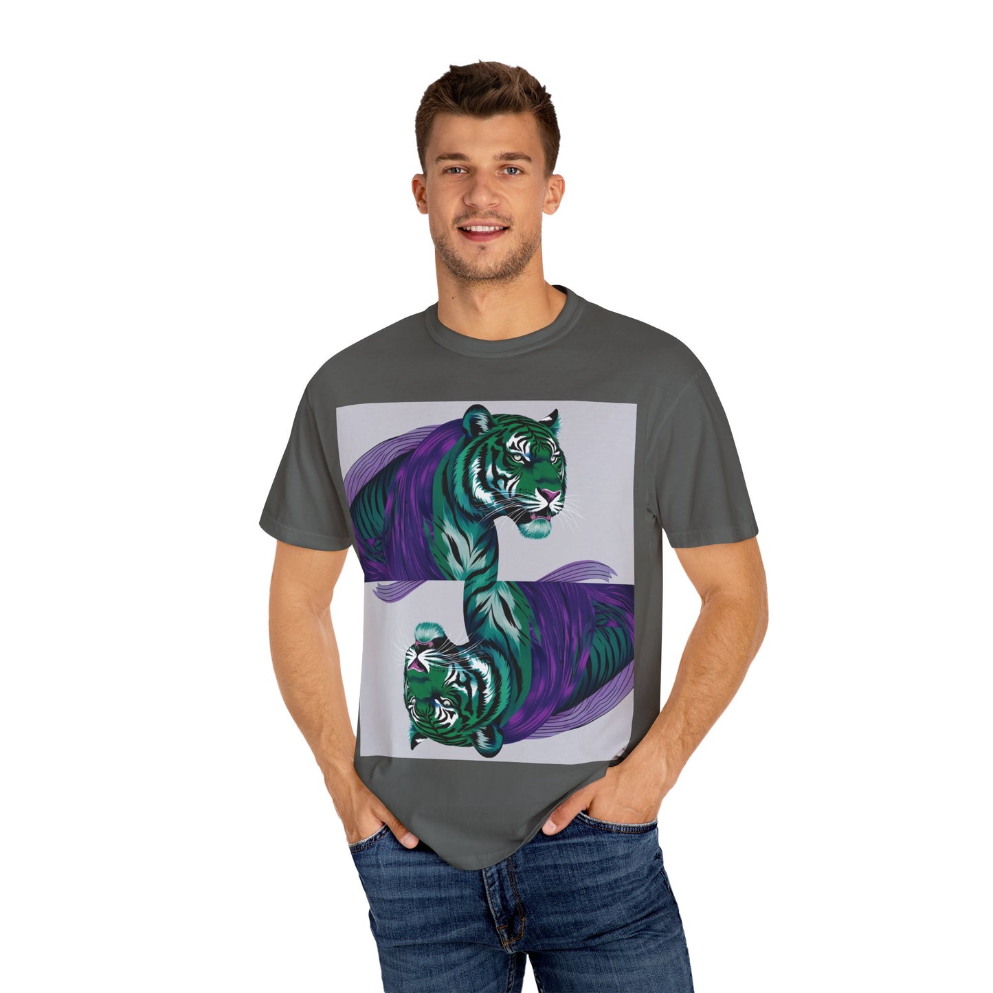 Royal Totems™ Twin Tiger Graphic Tee | Unique Creativity LLC