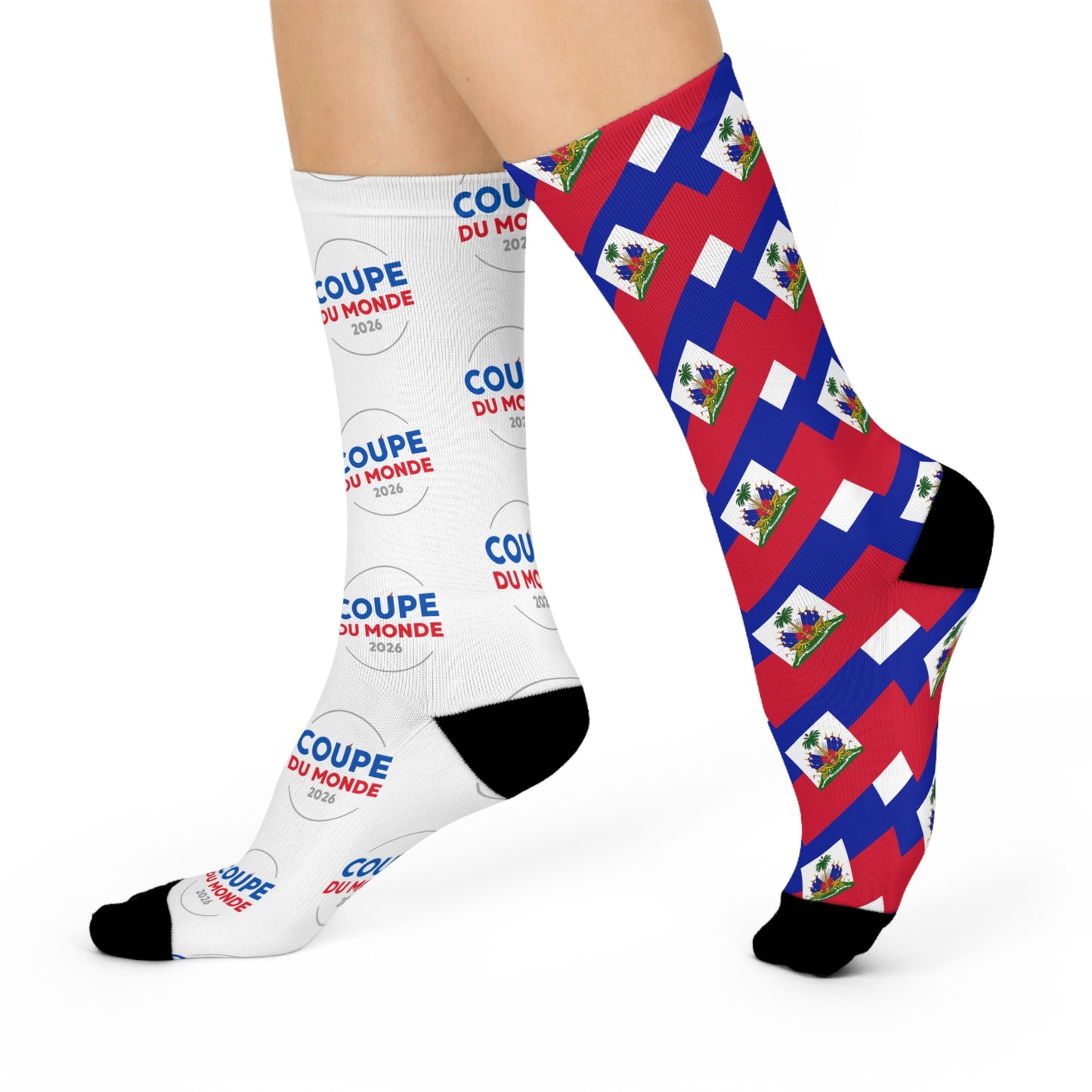 Haiti Coup Du Monde 2026 - Flag Supporter Socks  Unisex | Comfortable | High-Quality Print | Limited Edition