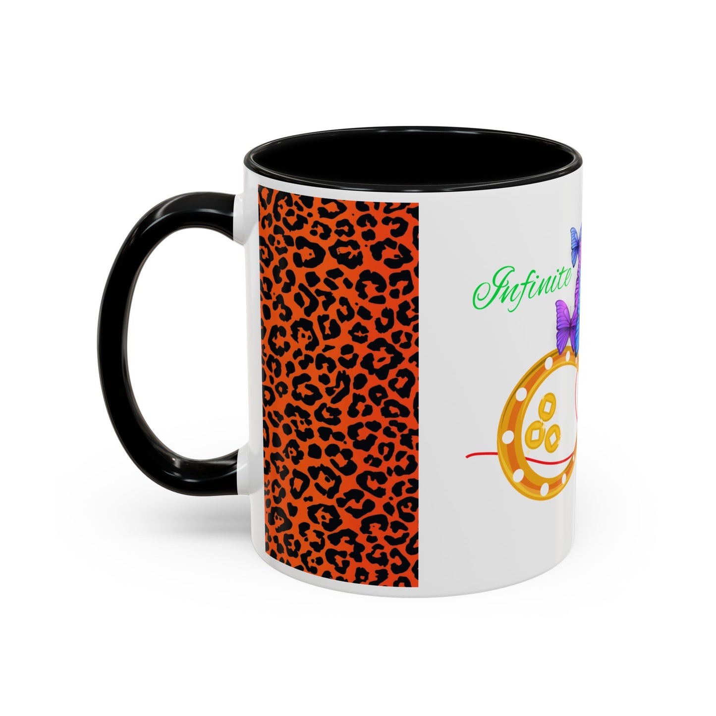 Infinite Fortune™ Wild Luxe Mug – Purple Butterfly Edition